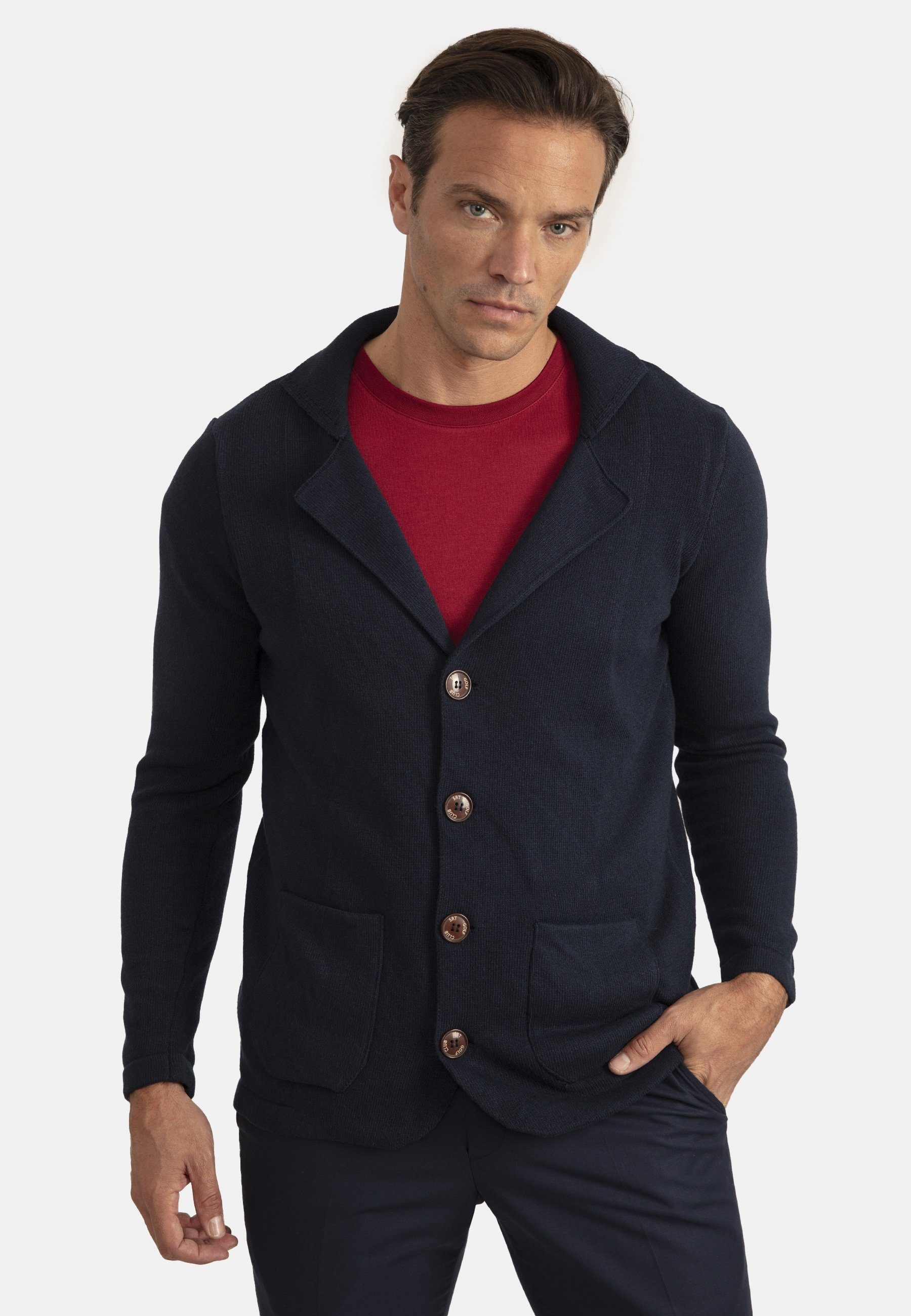 Sir Raymond Tailor Strickjacke Sevilla Navy