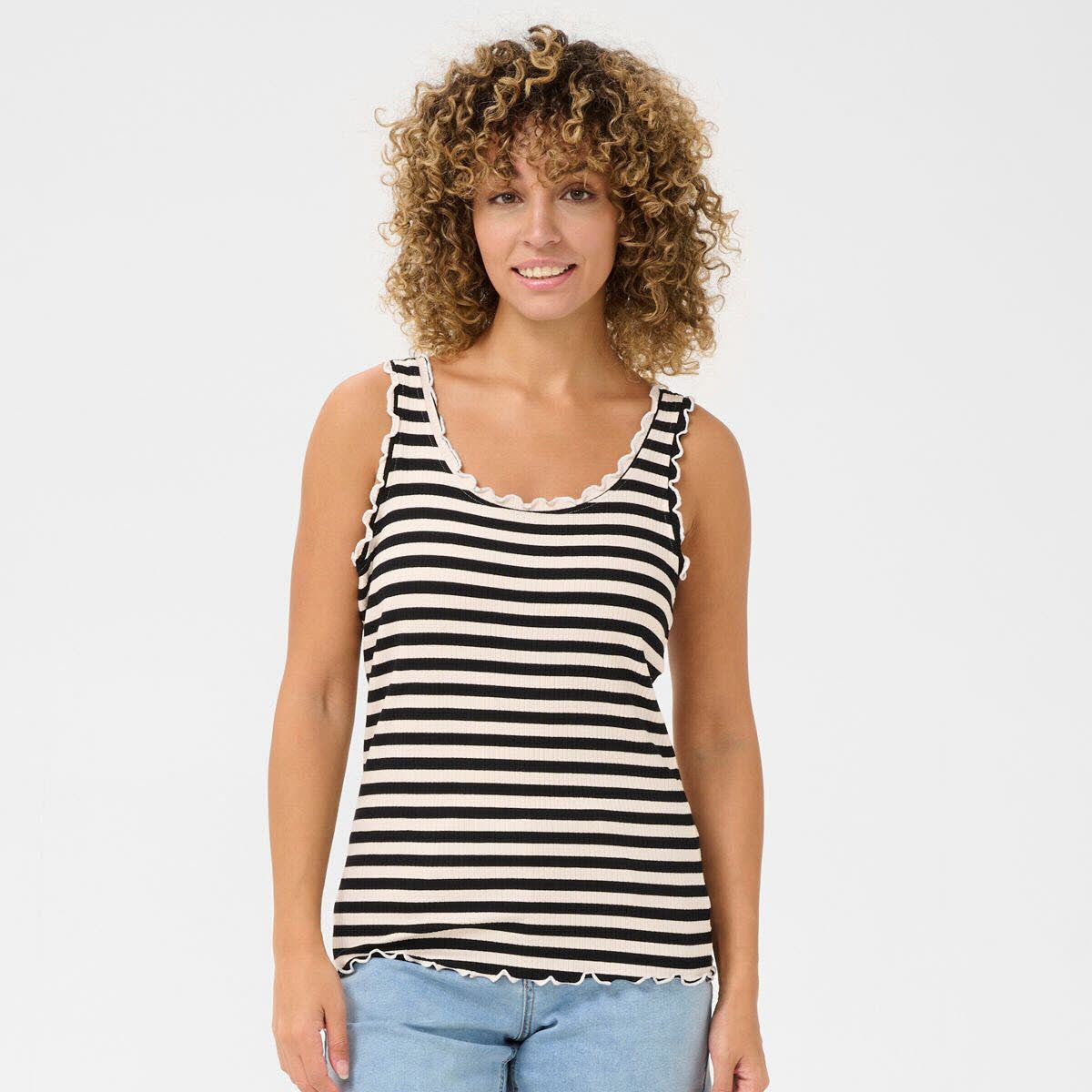 Cream Strickpullover CRRibba Stripe Top