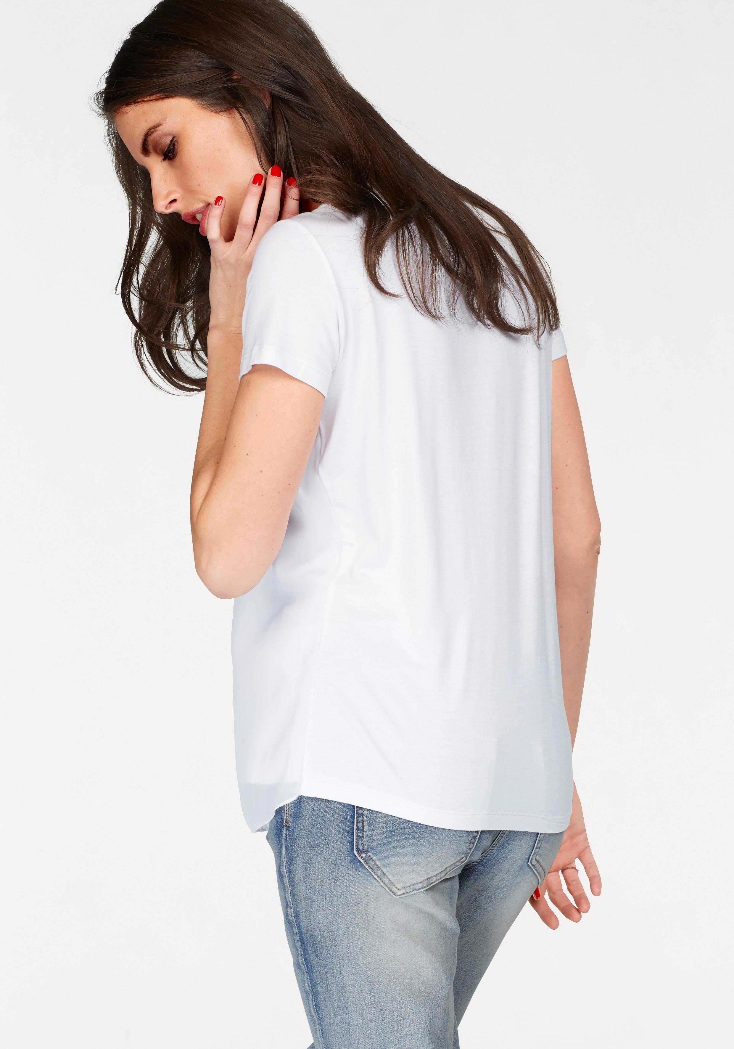 Aniston SELECTED Shirtbluse mit gedoppeltem Vorderteil