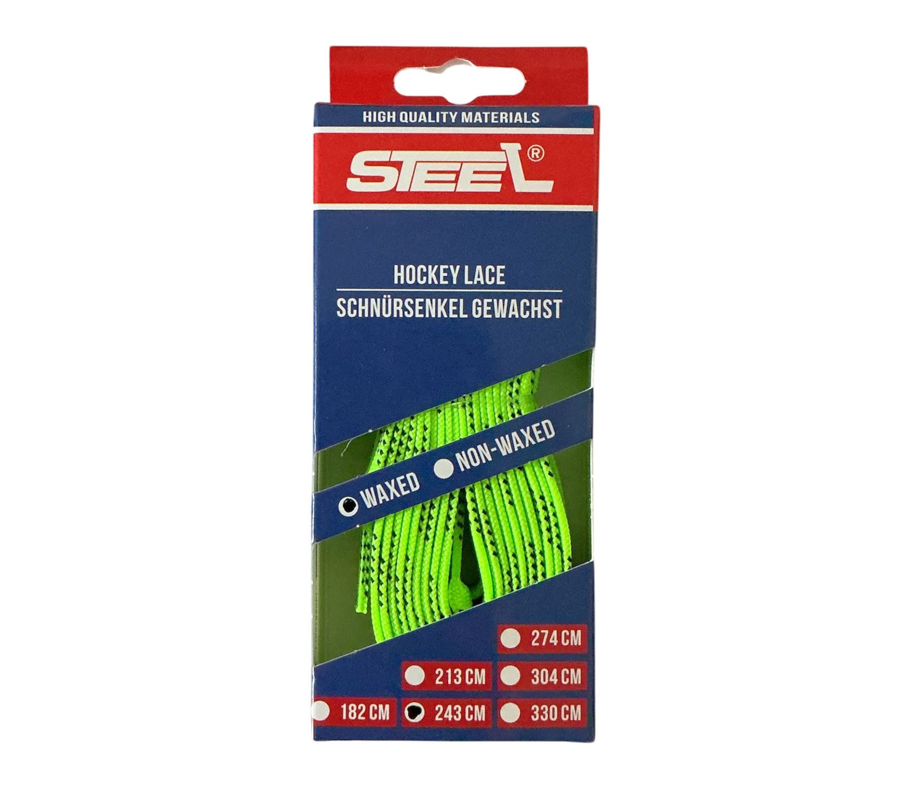 STEEL Schnürsenkel Schnürsenkel STEEL gewachst Eishockey Profi Qualität