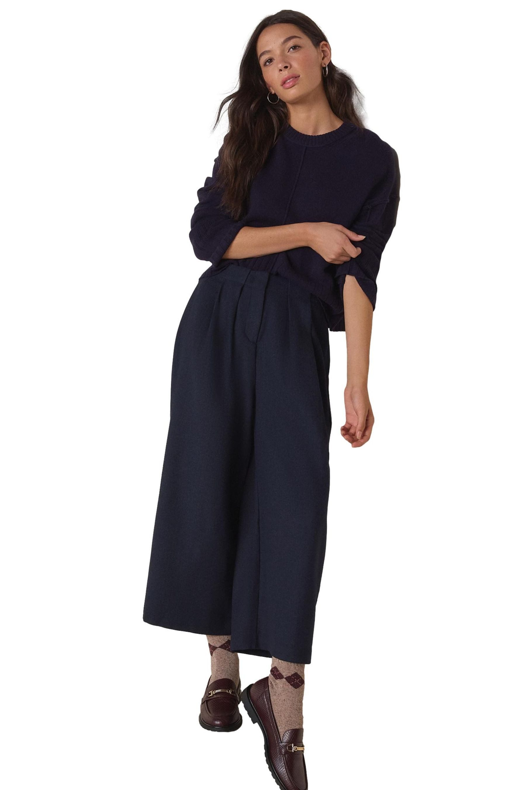 Next Rundhalspullover N. Premium Rundhalspullover aus 100 % Lambswool (1-tlg)