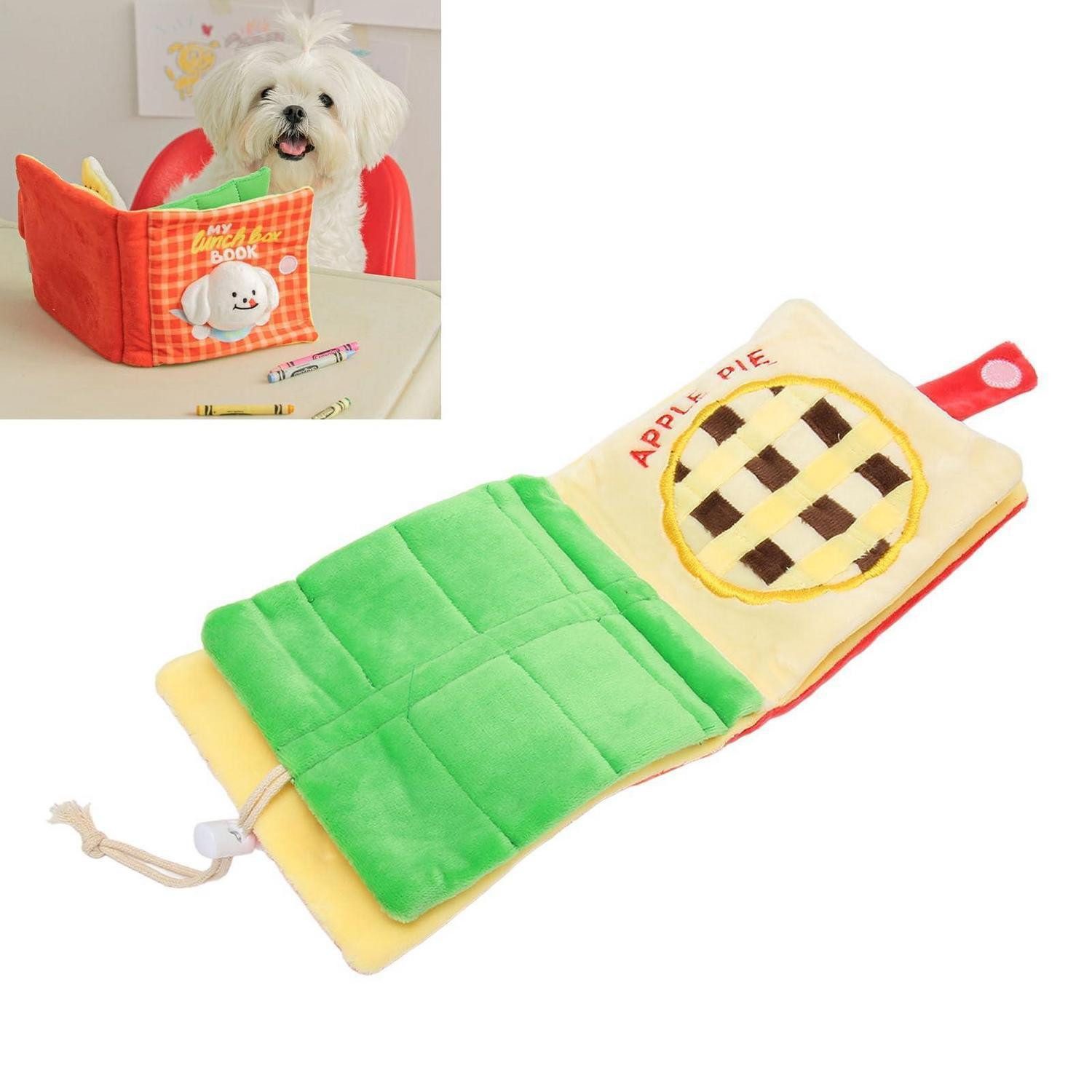 LuxusKollektion Schnüffelteppich Schnüffelbuch Hund Gehirntraining interaktiv, Textil