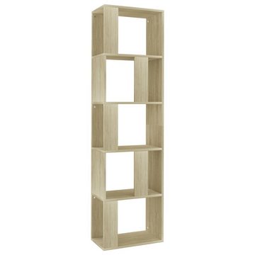 furnicato Bücherregal Bücherregal/Raumteiler Sonoma-Eiche 45x24x159 cm Holzwerkstoff