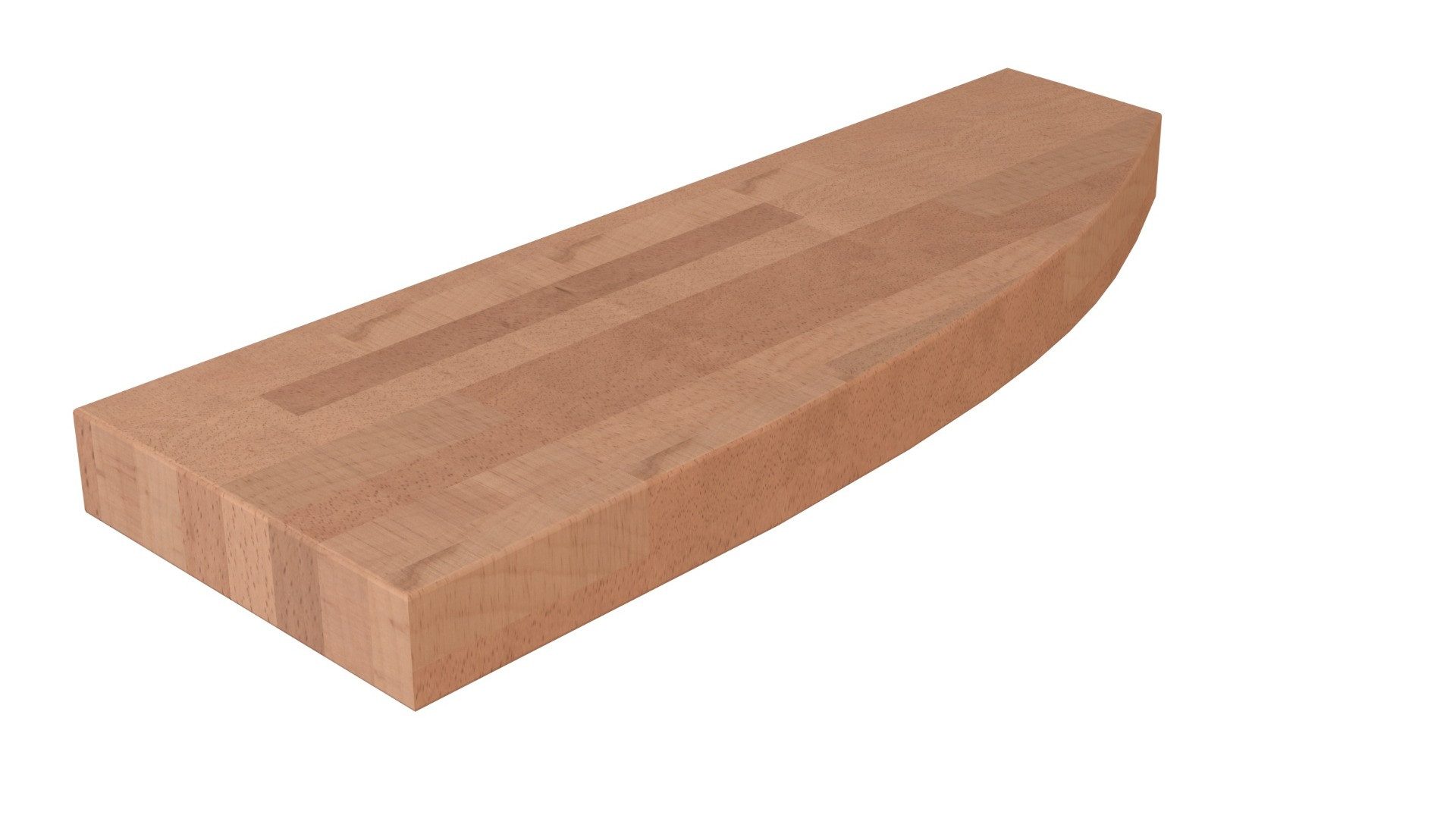 Treppenstufe Treppenstufe Modell Samos-Buche-Verjüngte Stufe