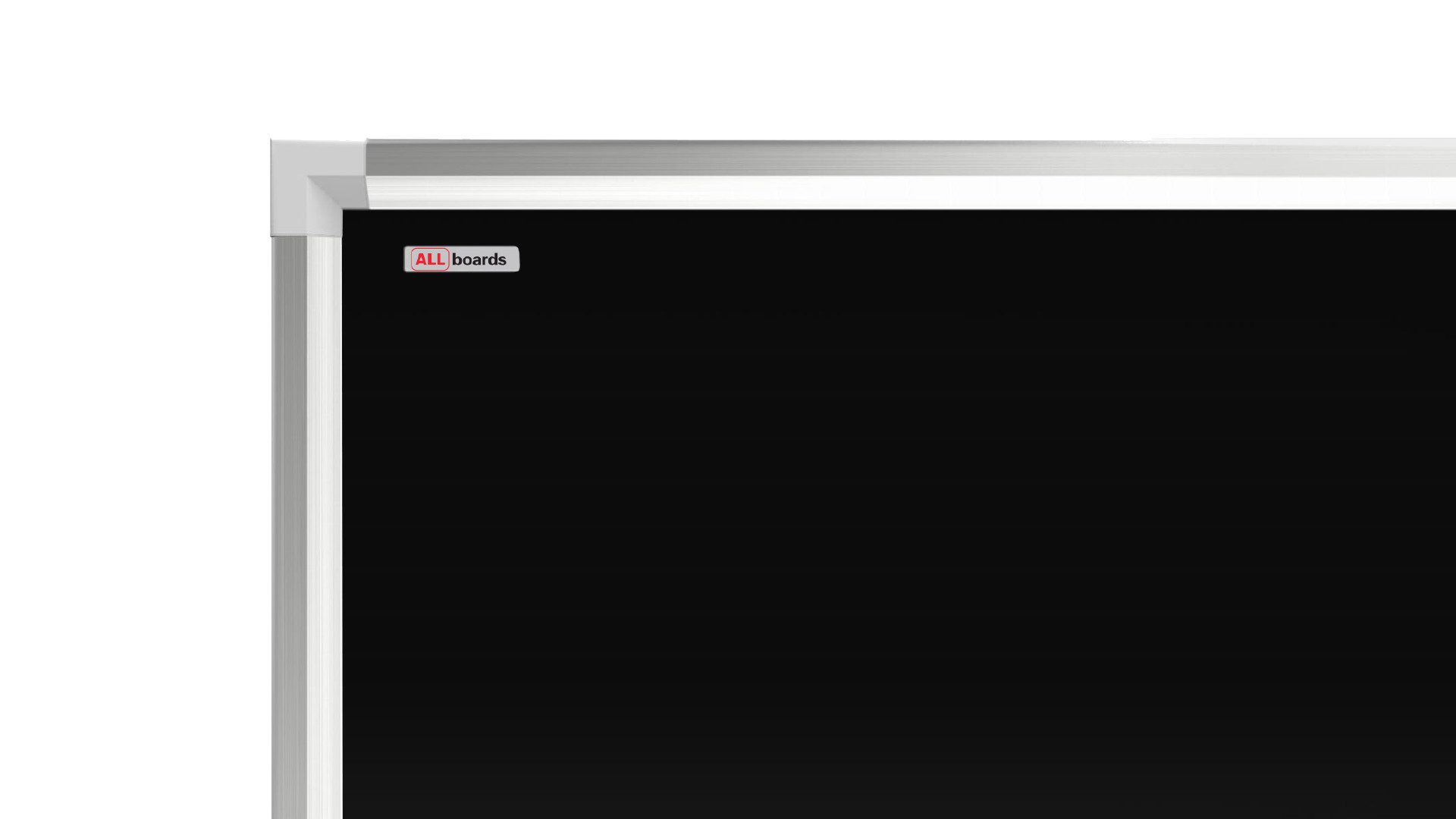 ALLboards Memoboard ALLboards Kombitafel Schwarze Magnetische Kreidetafel & Kork-Pinnwand