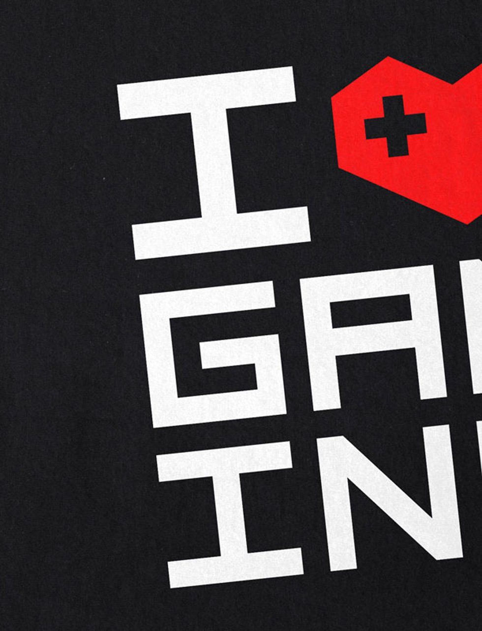 nerd Gaming style3 Print-Shirt schwarz lan Herren T-Shirt gamer Love