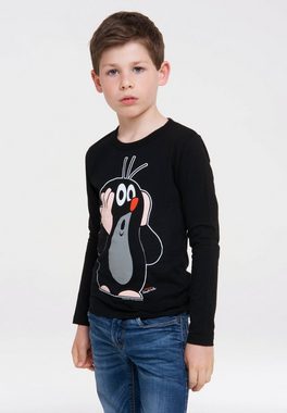 LOGOSHIRT Langarmshirt Der kleine Maulwurf mit lizenziertem Print