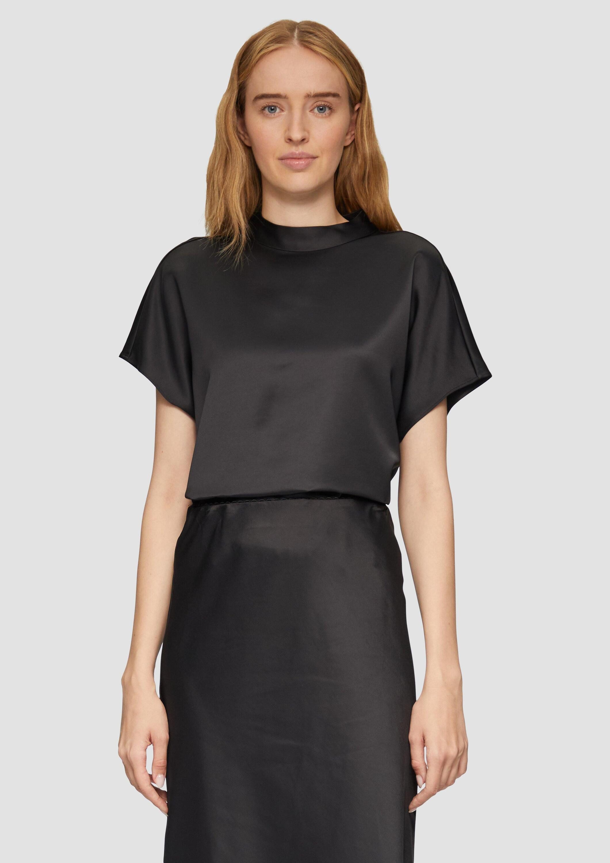 s.Oliver Kurzarmbluse Bluse (1-tlg) günstig online kaufen
