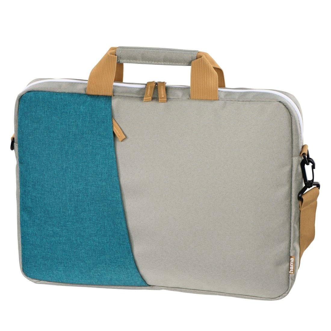 Hama Laptoptasche Laptop-Tasche "Florenz", bis 44 cm (17,3), Notebook Tasche petrol