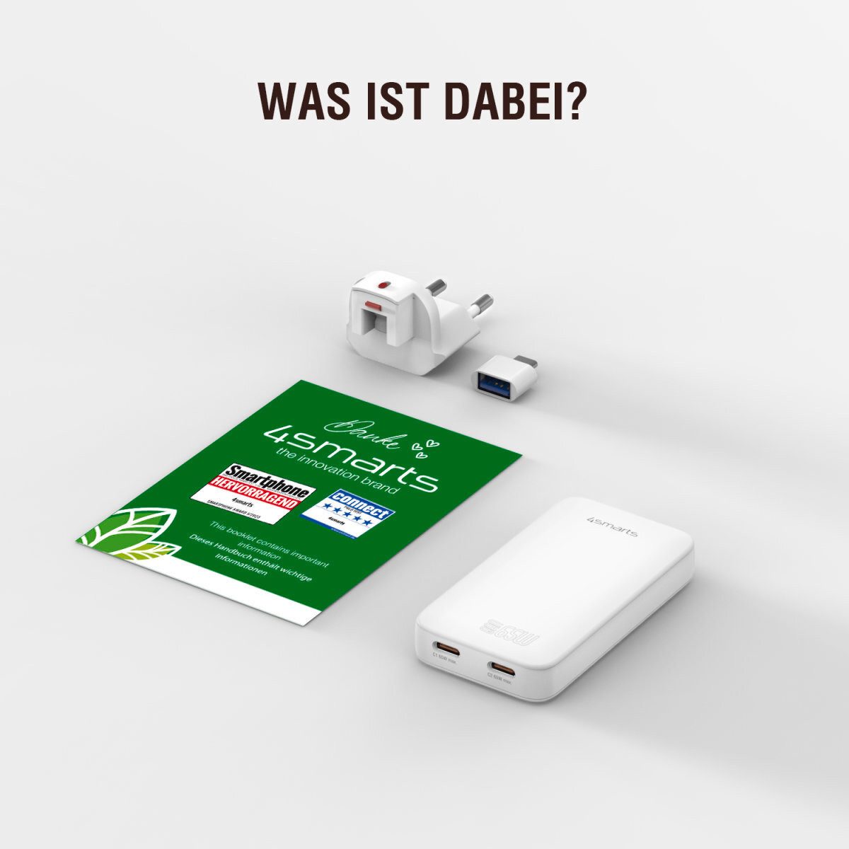 4smarts FlatPlug Slim Dual Universal-Netzteil
