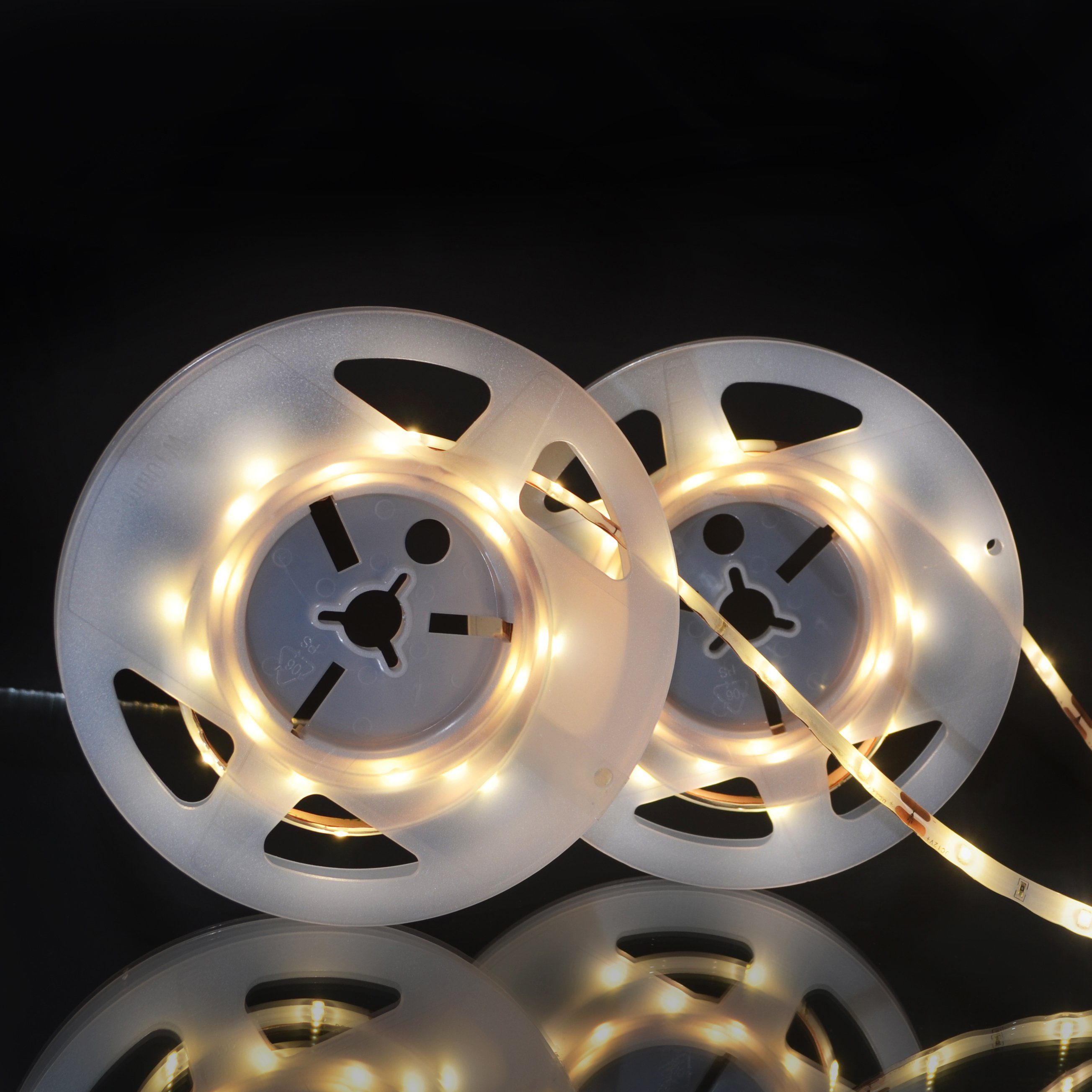 B.K.Licht LED-Streifen Chara, Band Bettlicht Dämmerungsensor mit Bewegungsmelder Nachtlicht LED