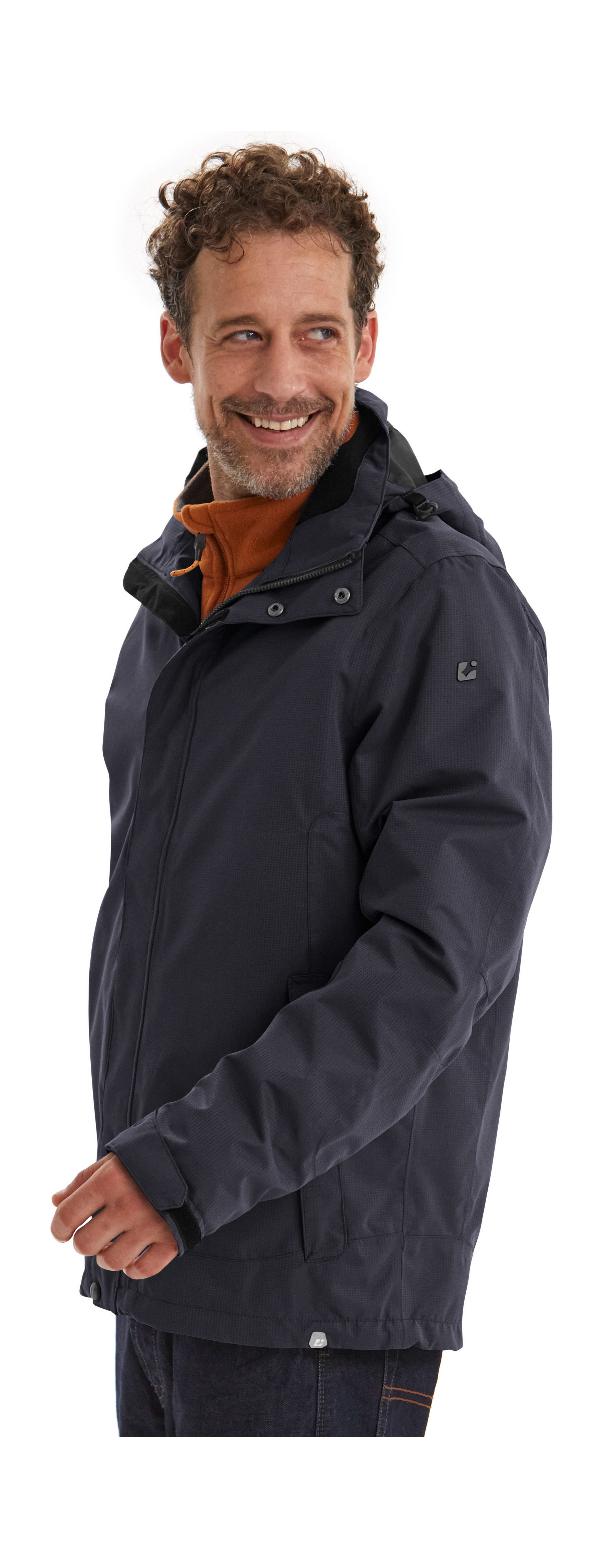 Killtec Outdoorjacke KOS 1 MN JCKT Wind- und wasserdichte Herrenjacke, atmungsaktiv, abnehmbare Kapuze