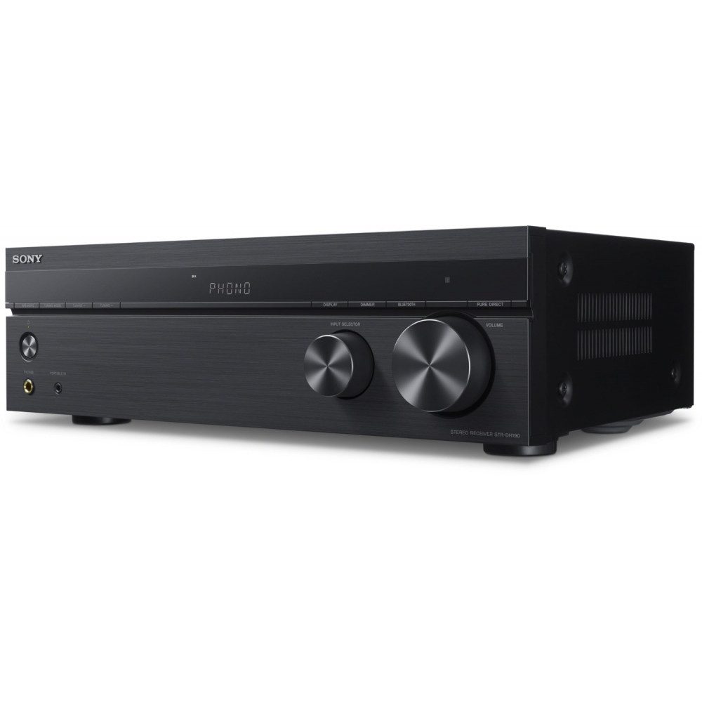 Sony Sony STR-DH190 Hi-Fi Stereo-Receiver schwarz mit Bluetooth. Stereo-Receiver (Bluetooth, Bluetooth - A/V - Audio IN)