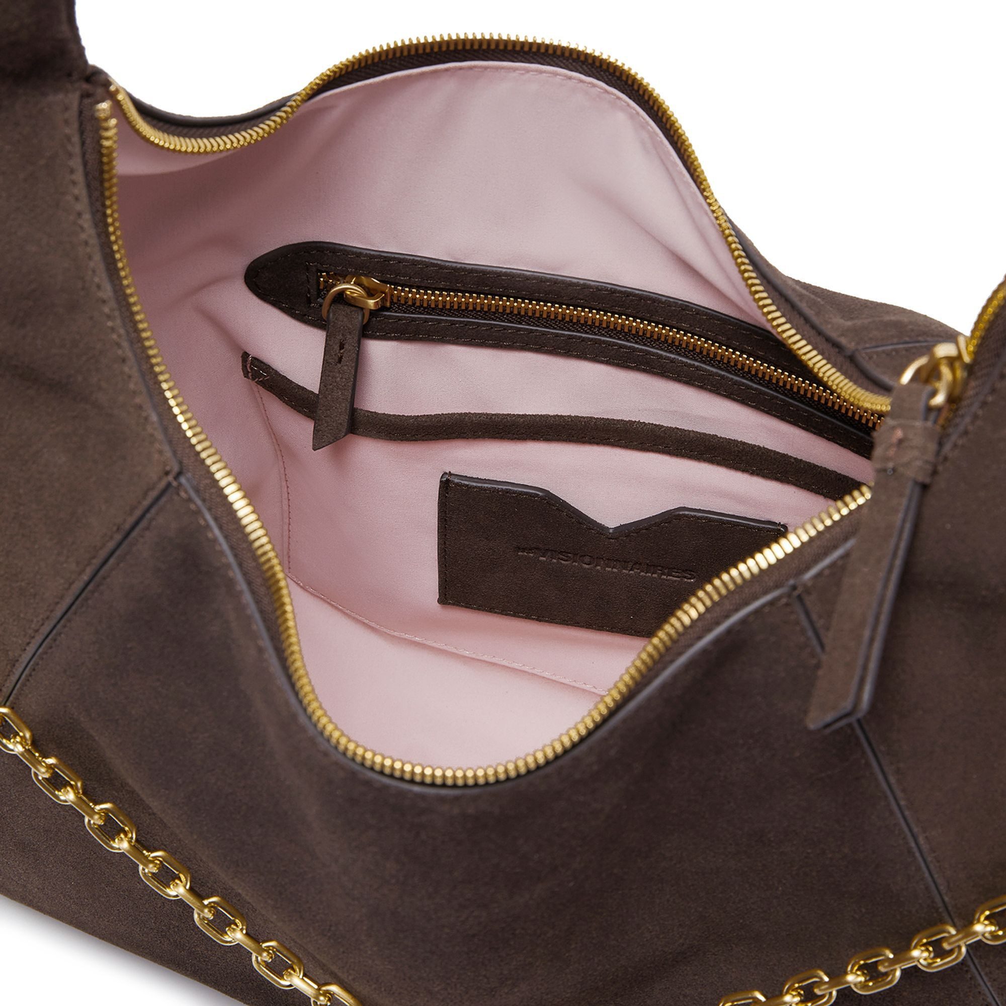 Les Visionnaires Schultertasche Jade Cozy Chain, Leder