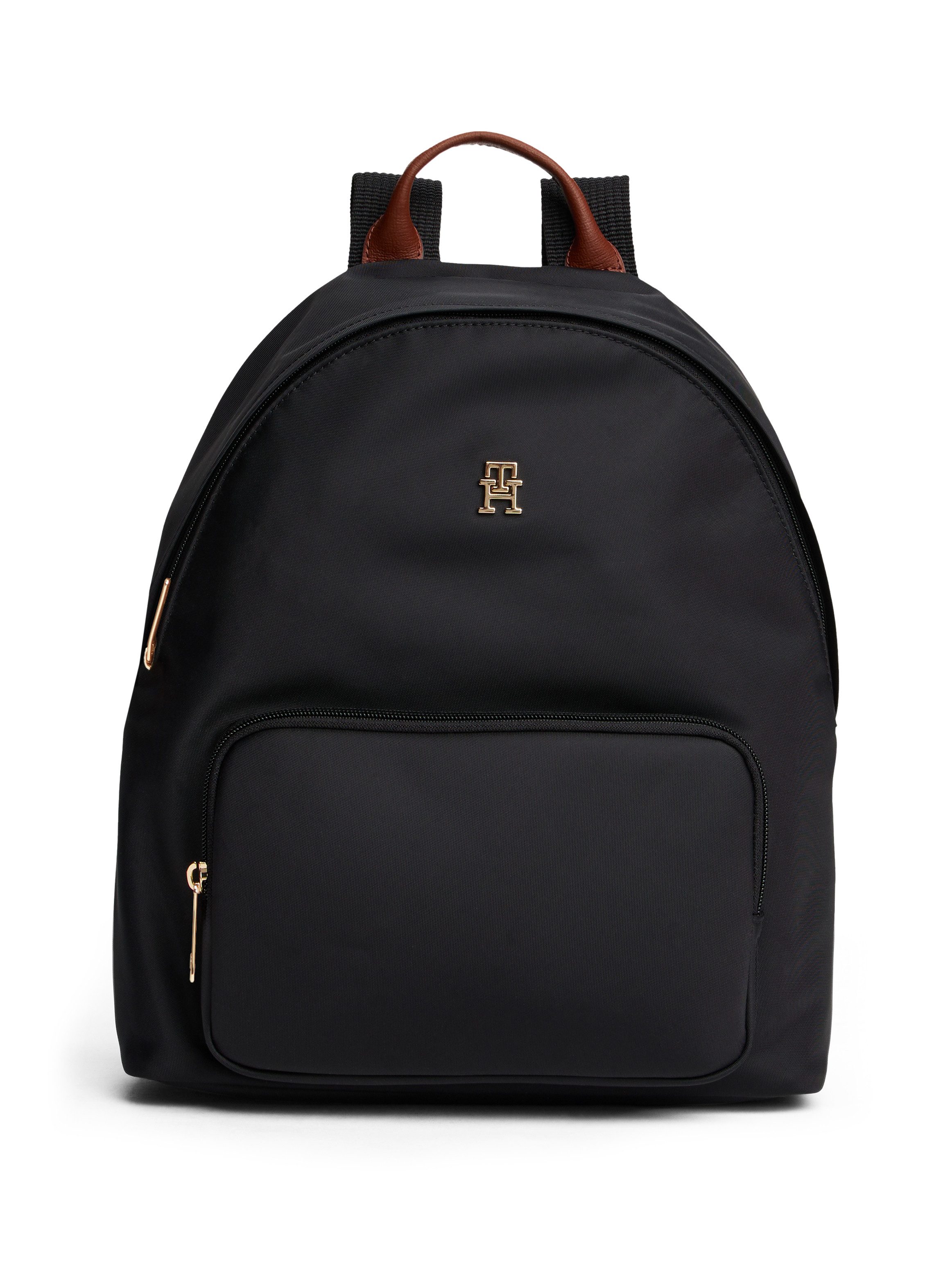Tommy Hilfiger Cityrucksack POPETTE, Freizeitrucksack, Schulrucksack mit TH-Logoemblem