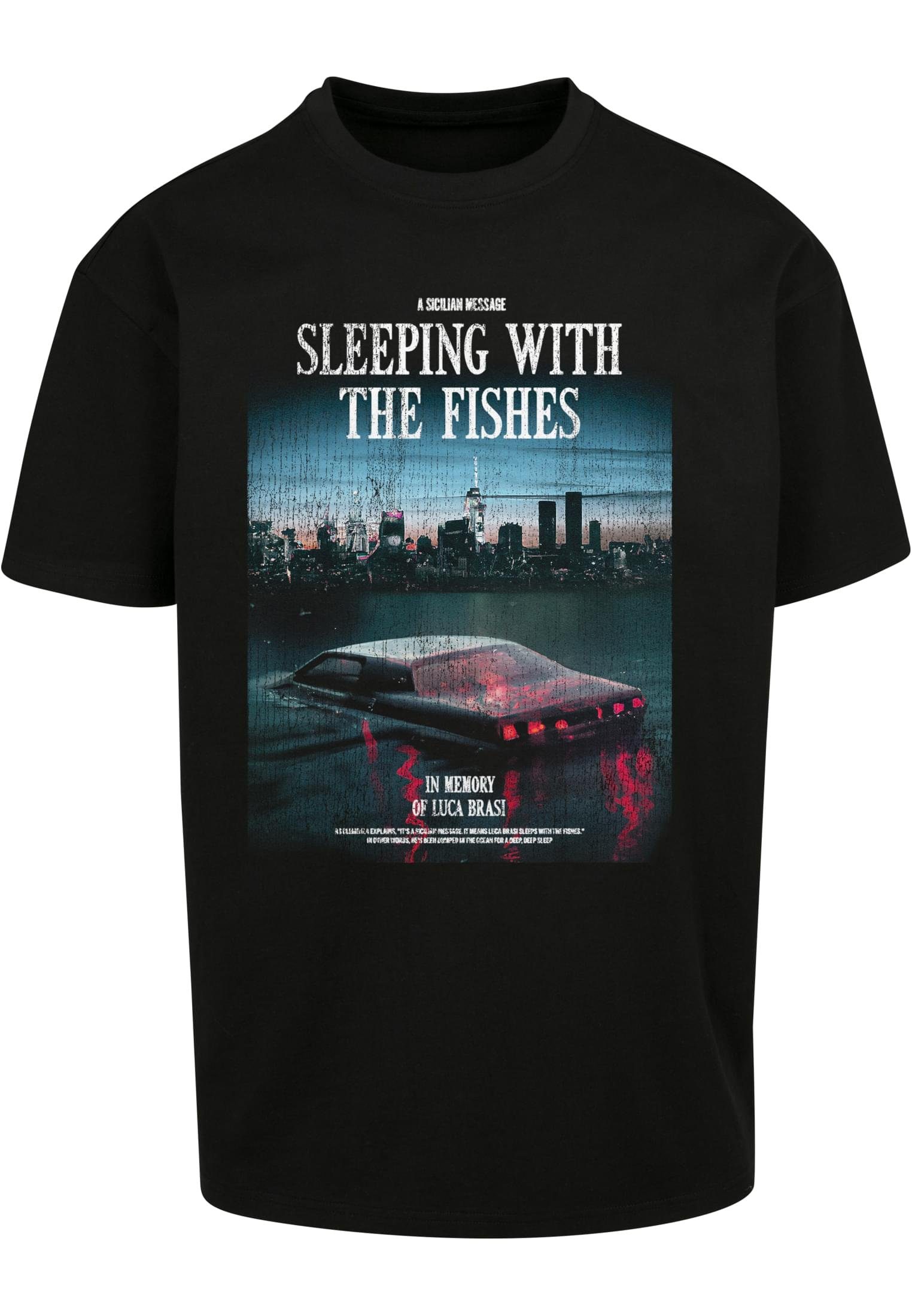 T-Shirt Message Mister Tee Upscale Herren by Tee (1-tlg) Sicilian Oversize