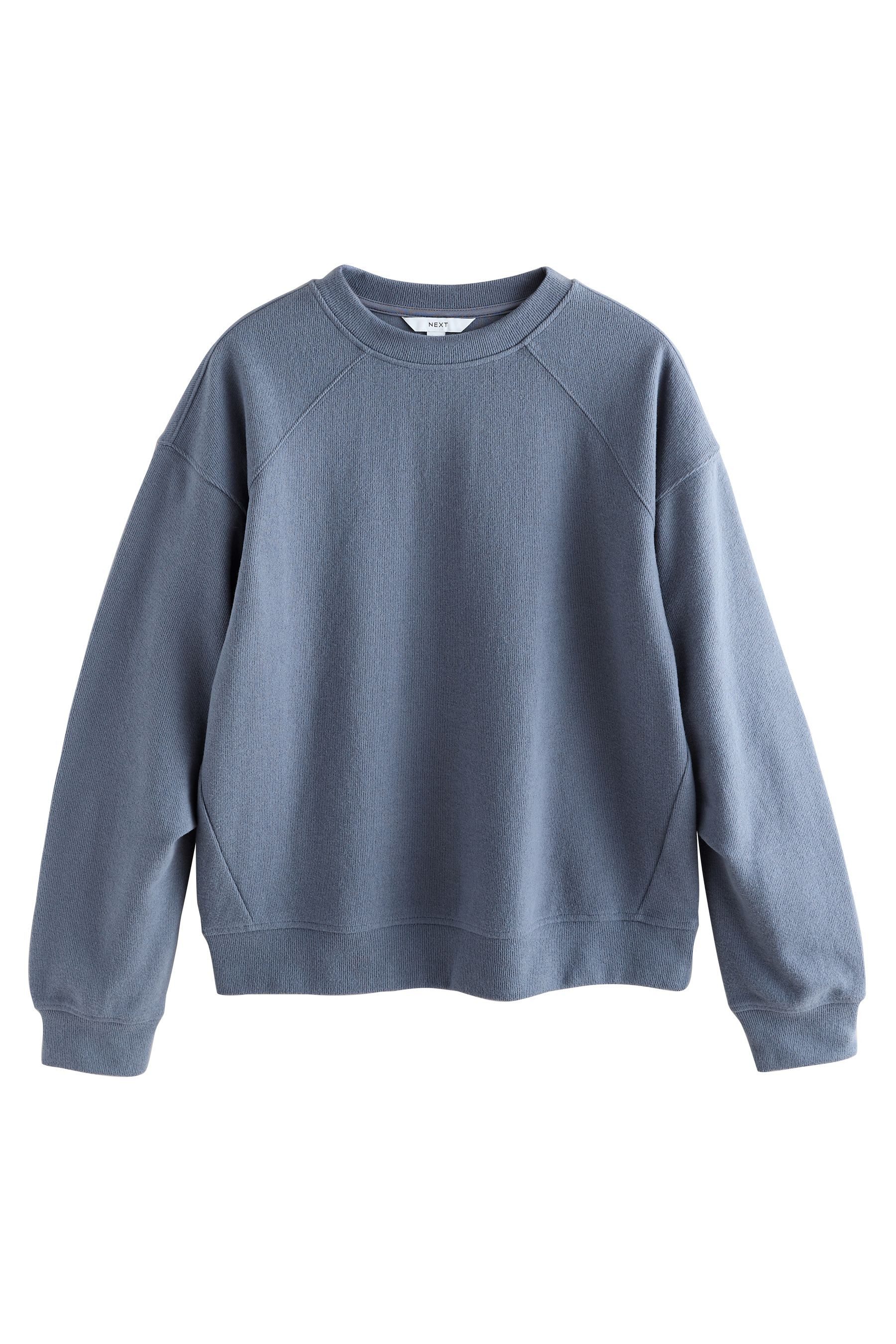 Next Rundhalspullover Weiches langärmeliges Sweatshirt (1-tlg) günstig online kaufen