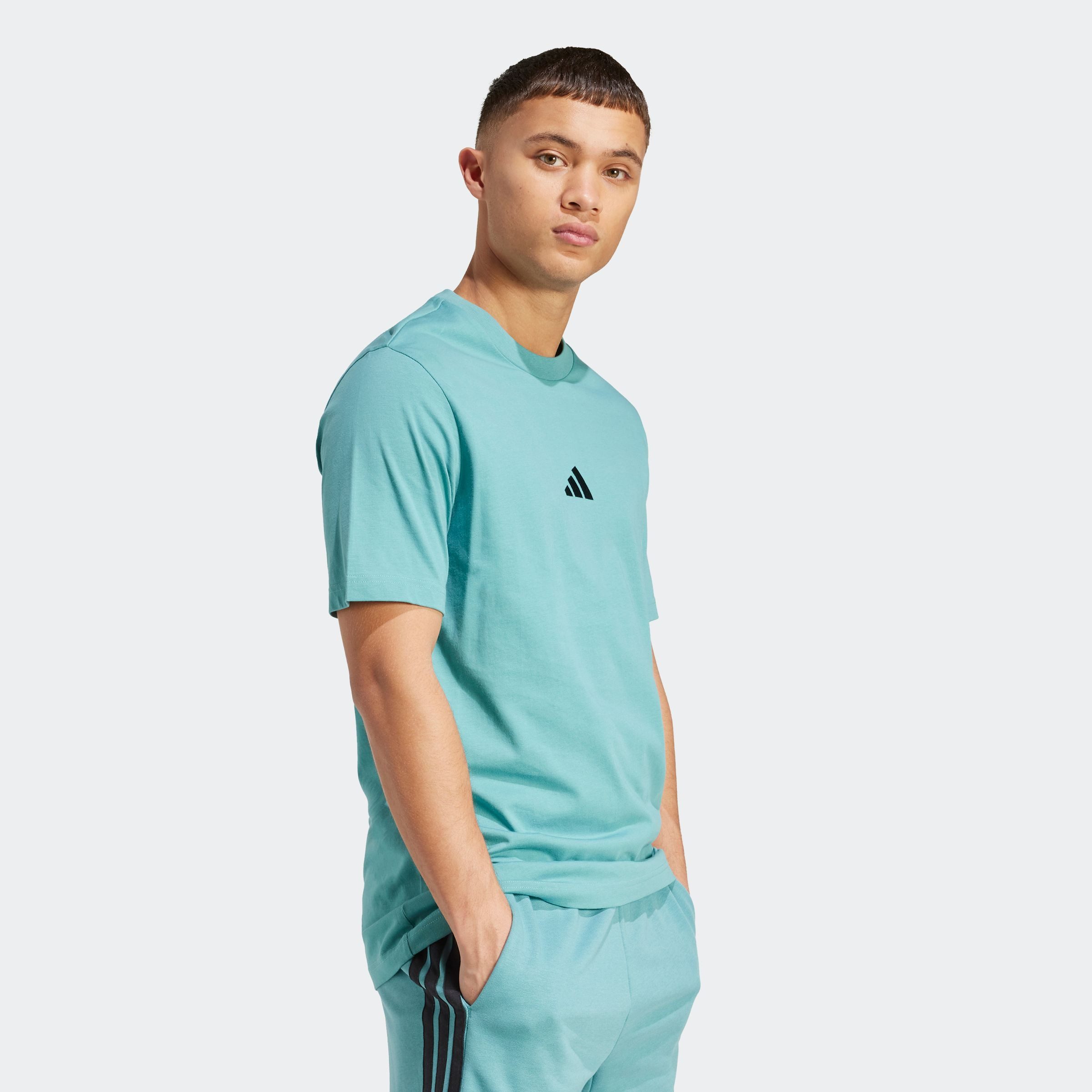 adidas Sportswear T-Shirt M SL SJ T sportliches Kurzarmshirt, mit Rundhalsa günstig online kaufen