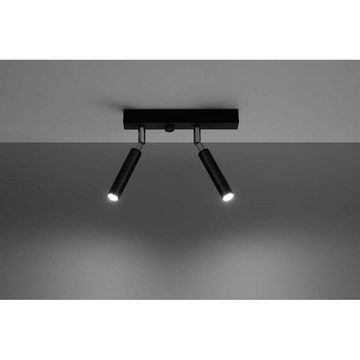 etc-shop LED Deckenspot, Leuchtmittel nicht inklusive, Deckenleuchte Deckenlampe Schwarz verstellbare Spots Küche Esszimmer
