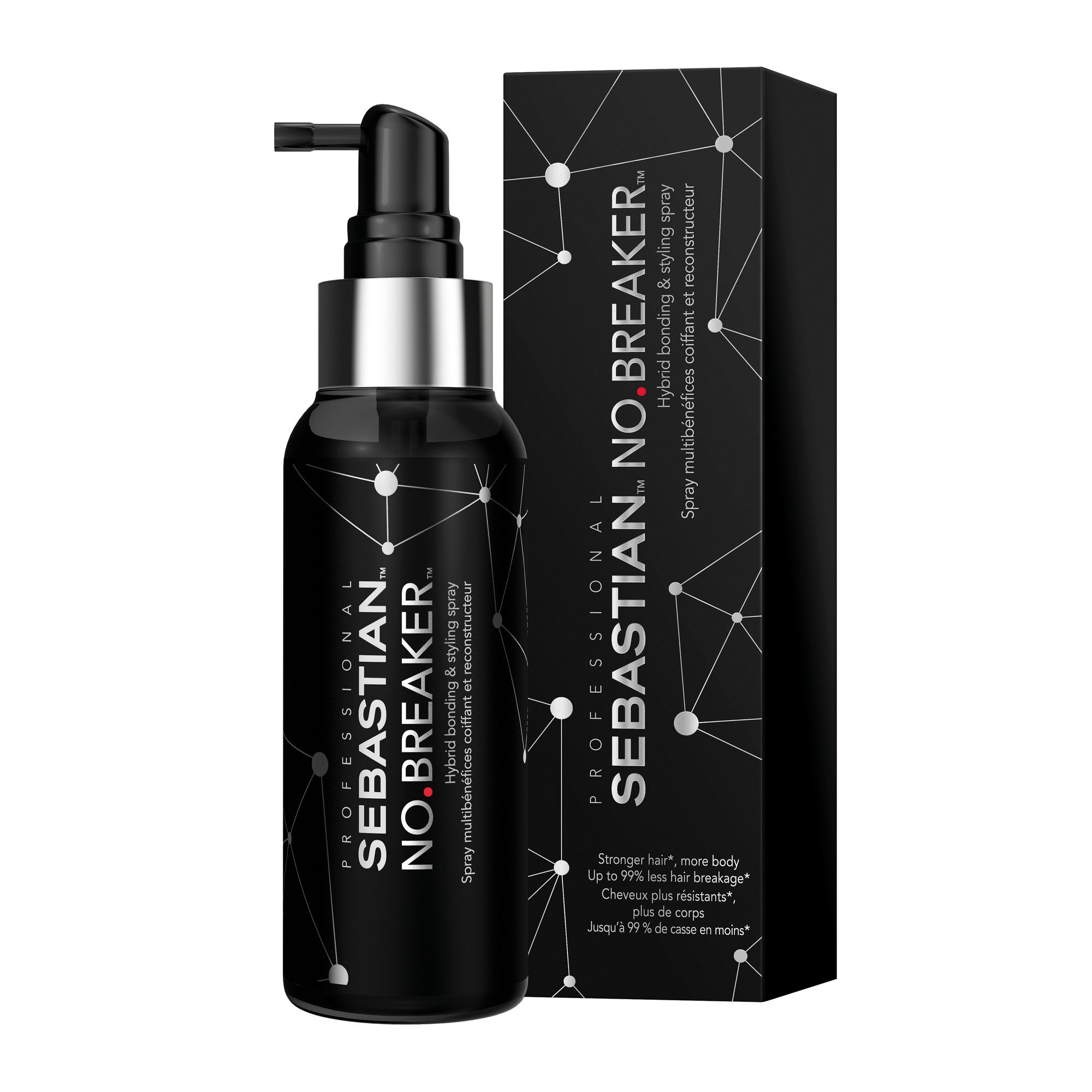 Sebastian Professional Haarpflege-Spray NO BREAKER HYBRID BONDING & STYLING SPRAY, gegen Haarbruch, stärkt das Haar, ultimativer Glanz