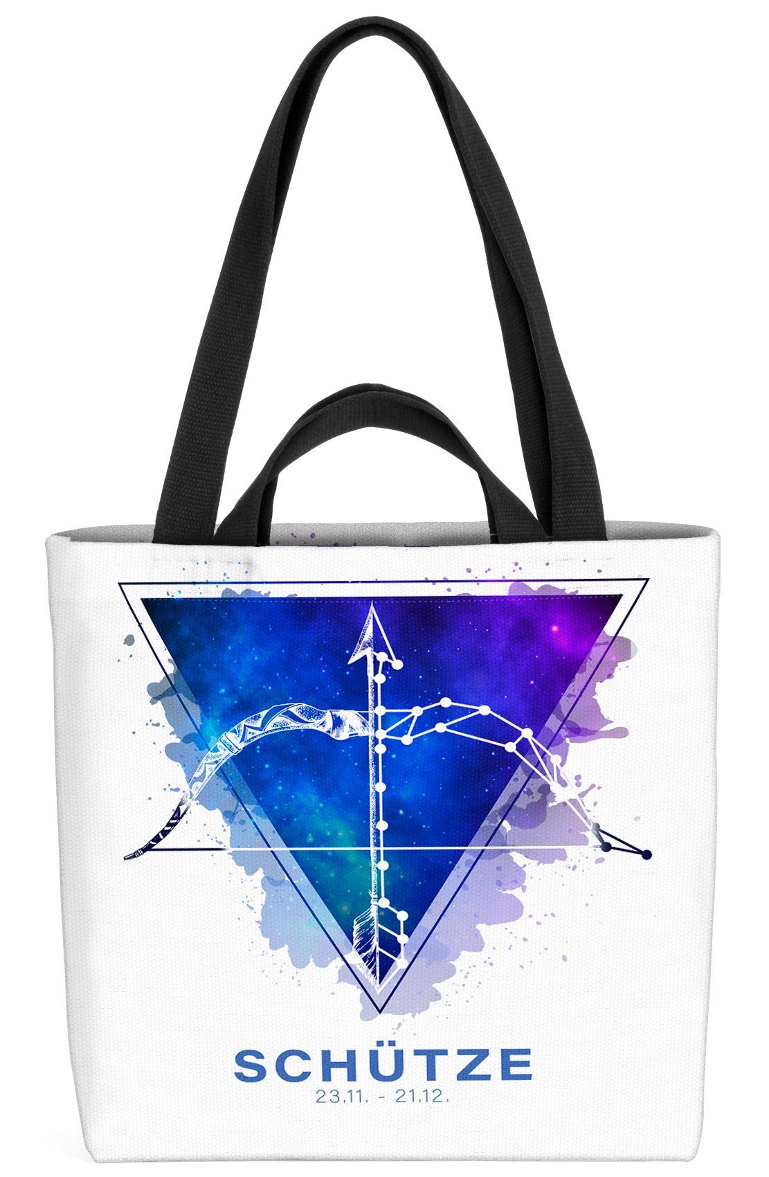 VOID Henkeltasche (1-tlg), Sternzeichen Sterne Horoskop Schütze Sternzeichen Sterne Horoskop Sch