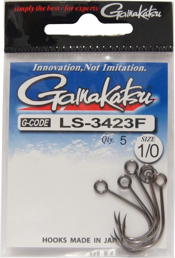 Gamakatsu Kunstköder Gamakatsu Haken LS-Serie 3423 für Kunstköder