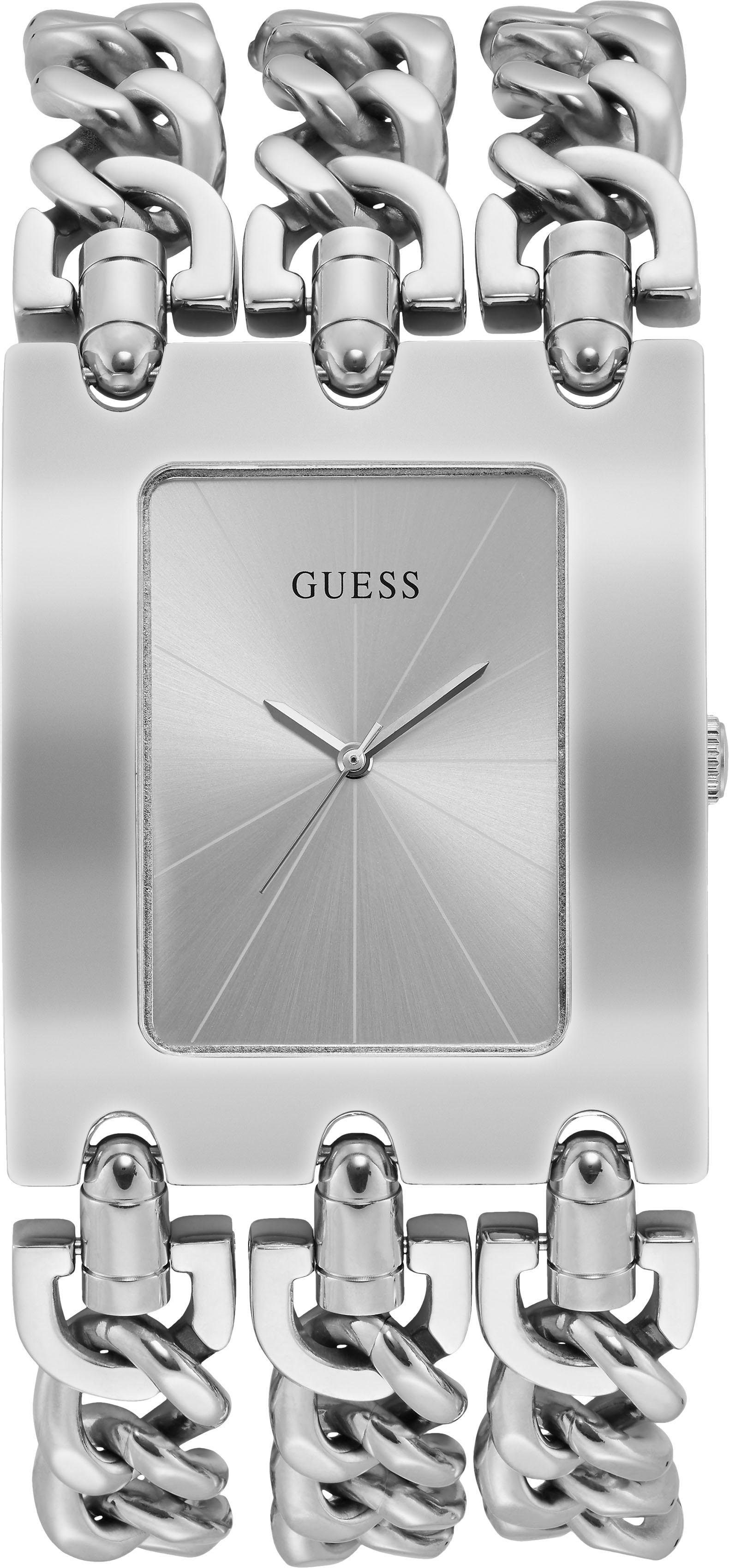 Guess Quarzuhr HEAVY METAL, W1274L1, Armbanduhr, Damenuhr