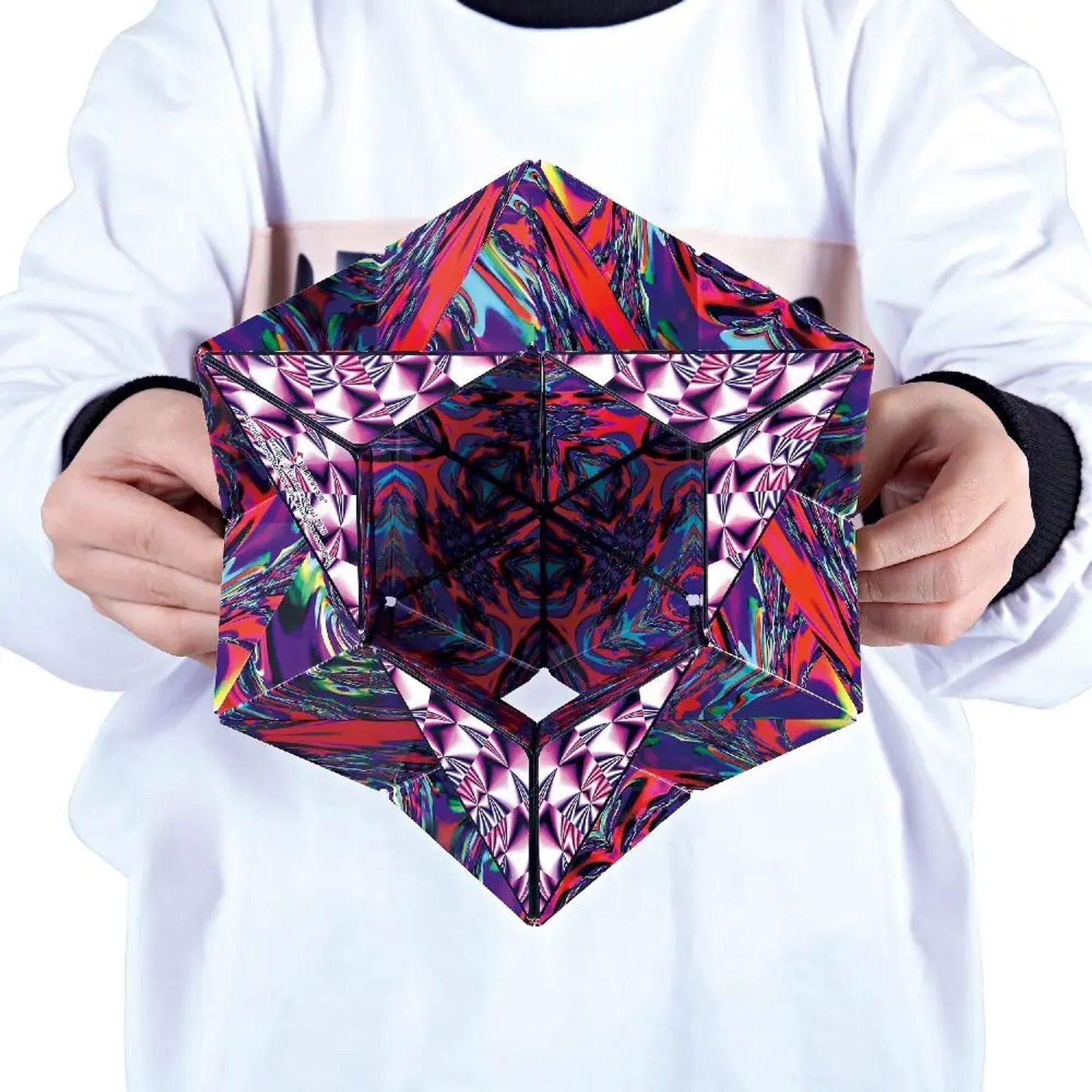 Shashibo Puzzle Shashibo Magnetwürfel Künstler-Serie Chaos, Puzzleteile