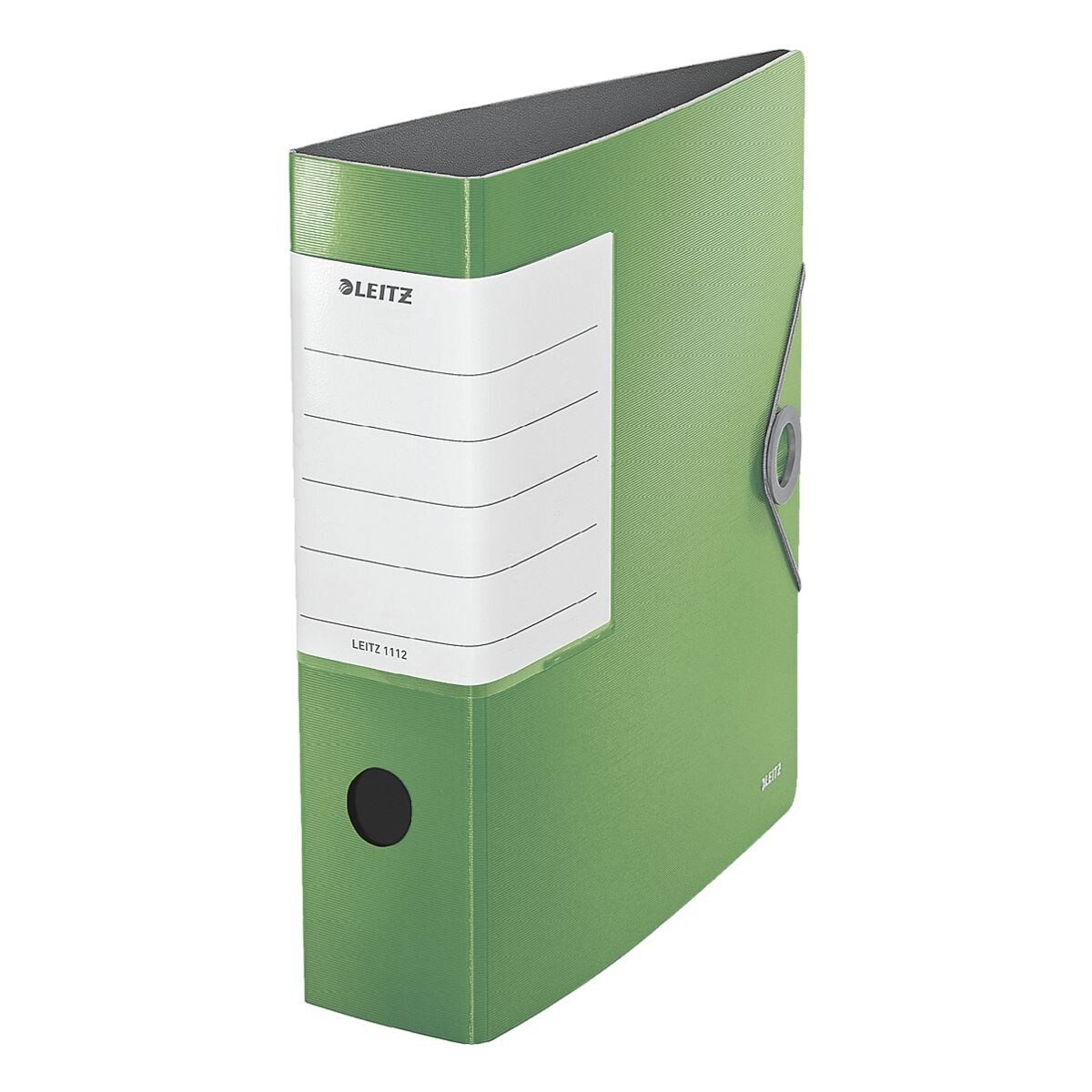 LEITZ Aktenordner 180° Solid 1112, Ordner breit, auswechselbares Rückenschild