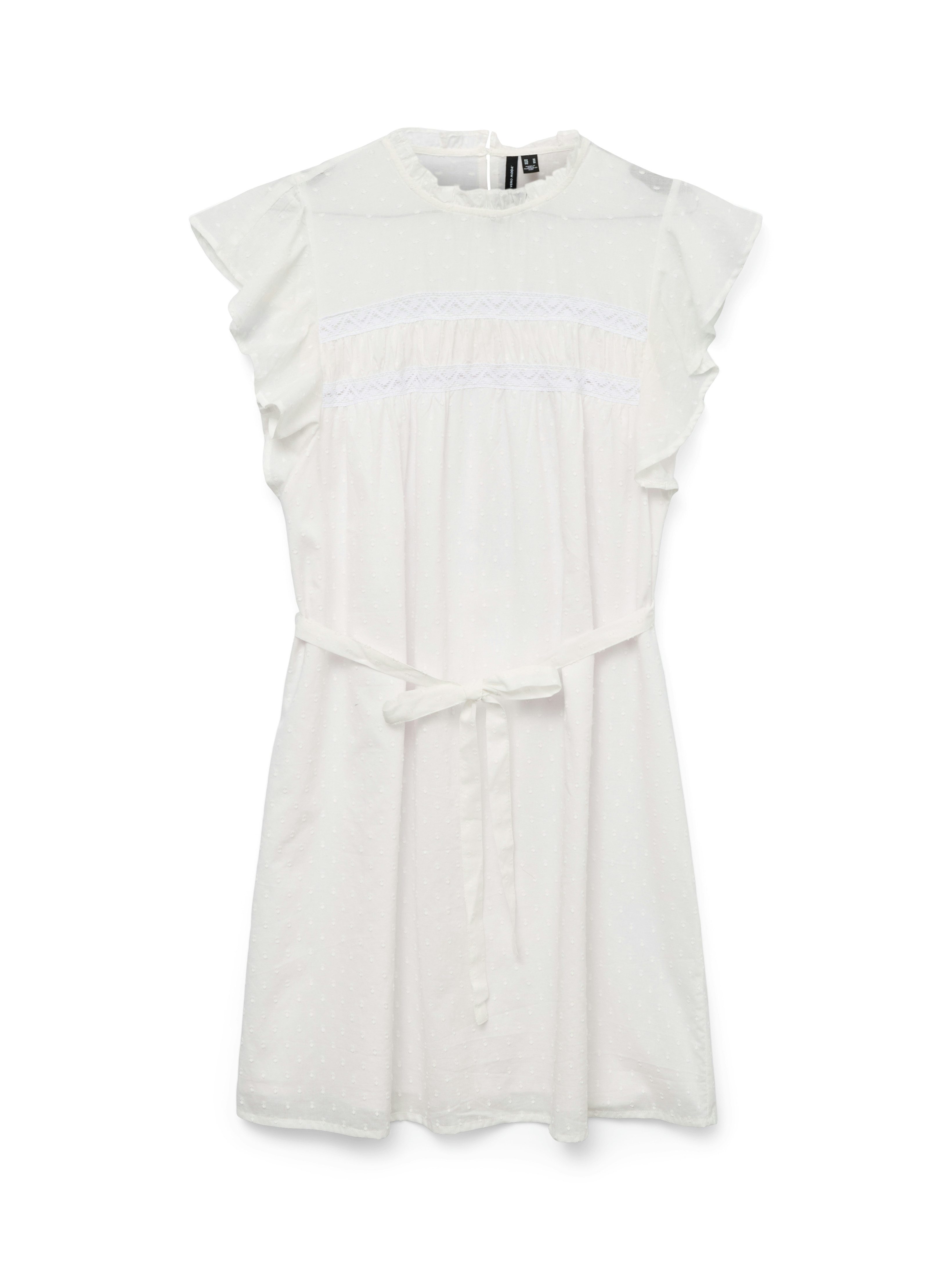 Vero Moda Minikleid VMTRINE SL SHORT LACE DRESS WVN GA NOOS Sommerkleid