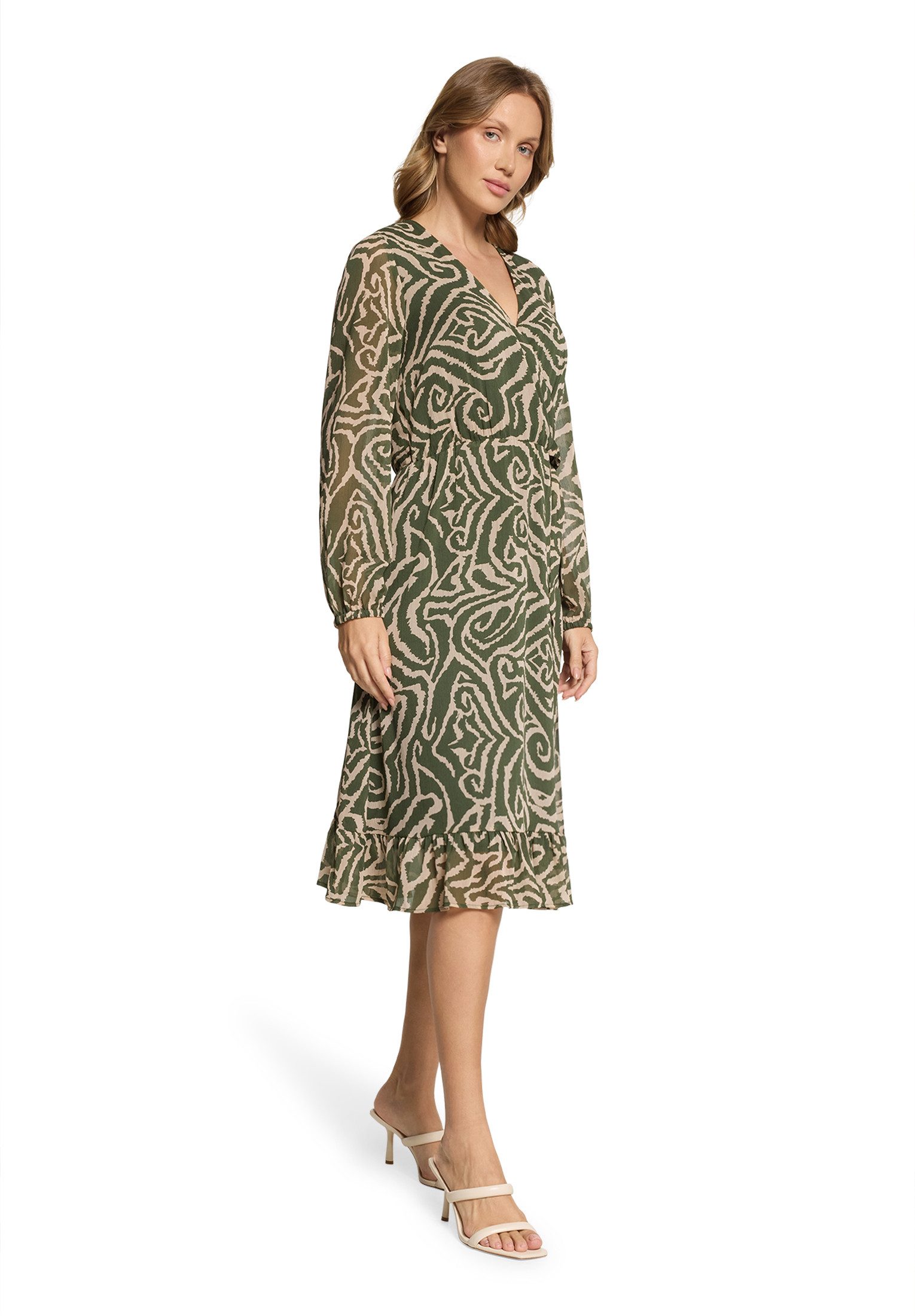 Cartoon Chiffonkleid Damen mit Muster