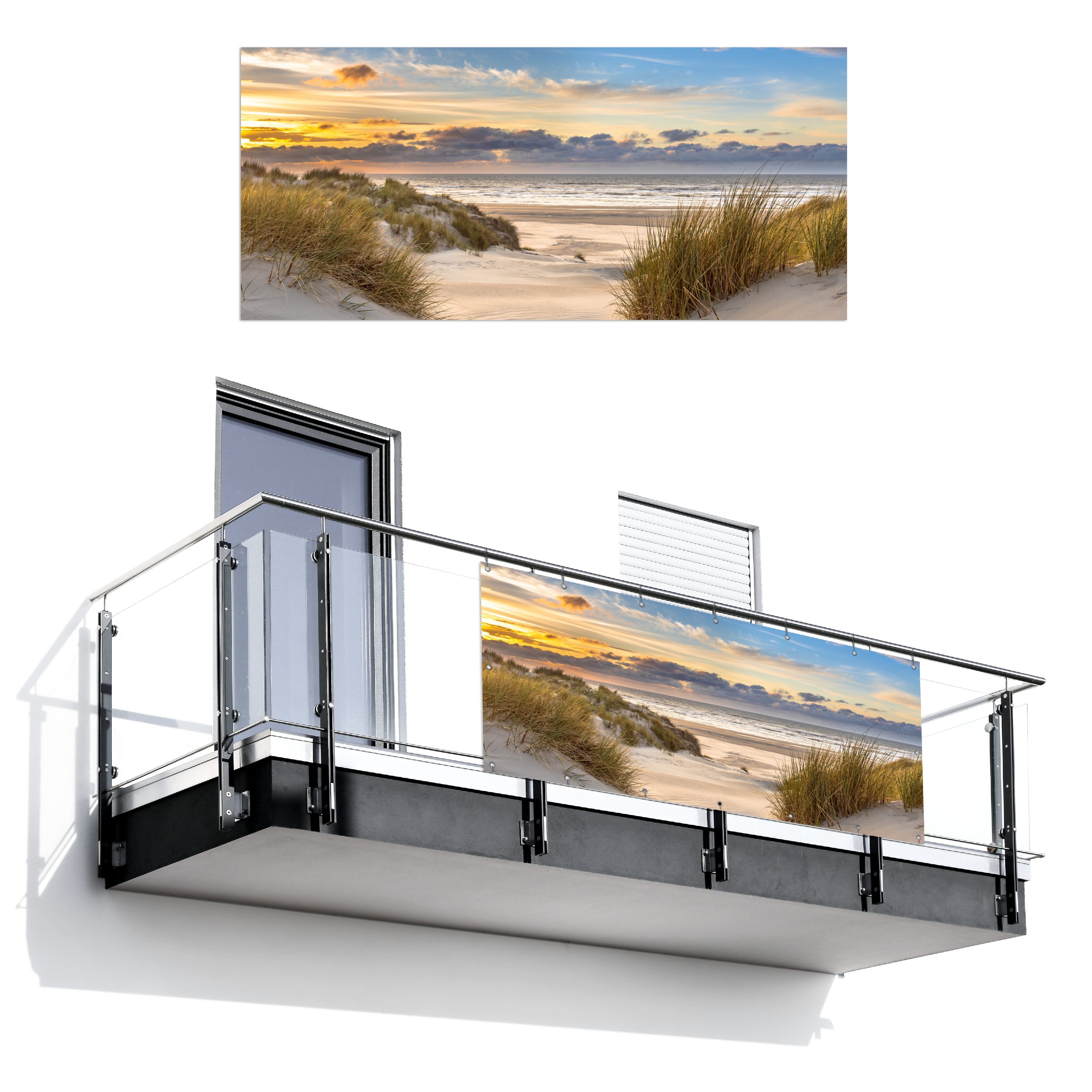 MuchoWow Balkonsichtschutz Strand - Düne - günstig online kaufen