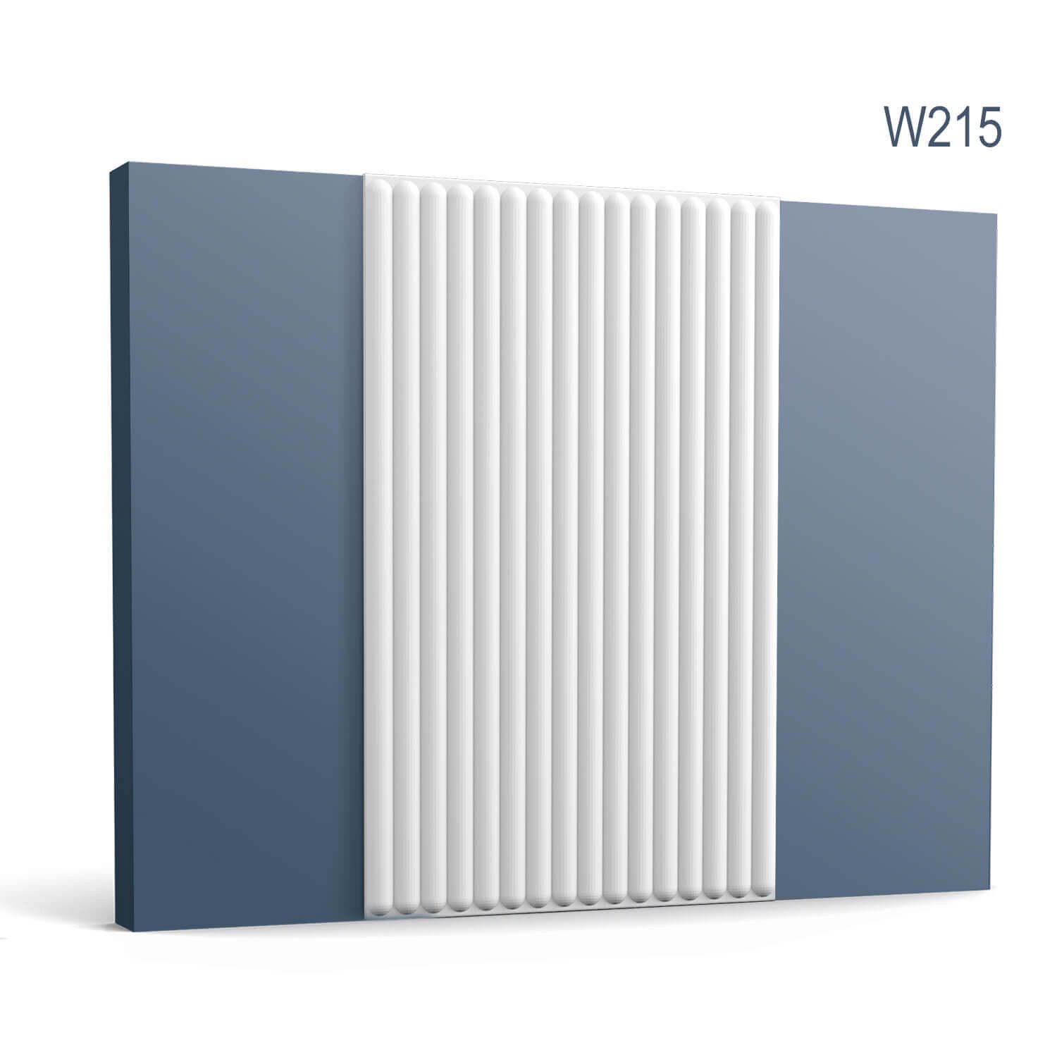 Orac Decor 3D Wandpaneel W215 3D Wandpaneel Wandvertäfelung Akustikpaneel 0,4 m2, BxL: 15x500 cm, 0.4 qm, (1-tlg) weiß