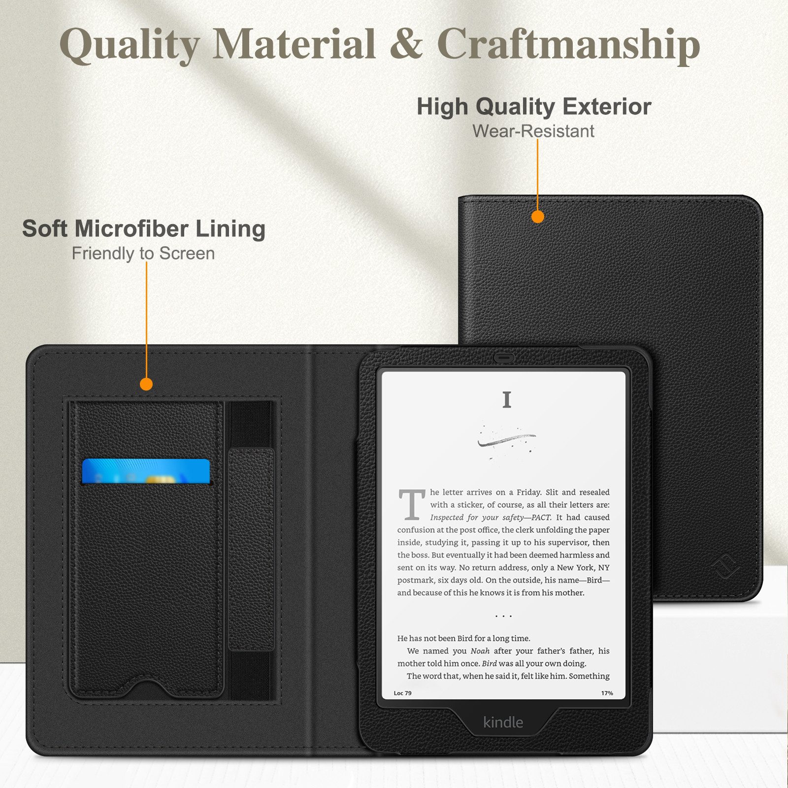 Fintie E-Reader-Hülle für 7" Kindle Paperwhite(12. Generation) - 2024 – Bild 3 von 5