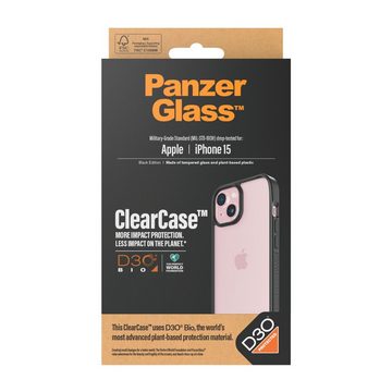 PanzerGlass Backcover ClearCase mit D3O für iPhone 15