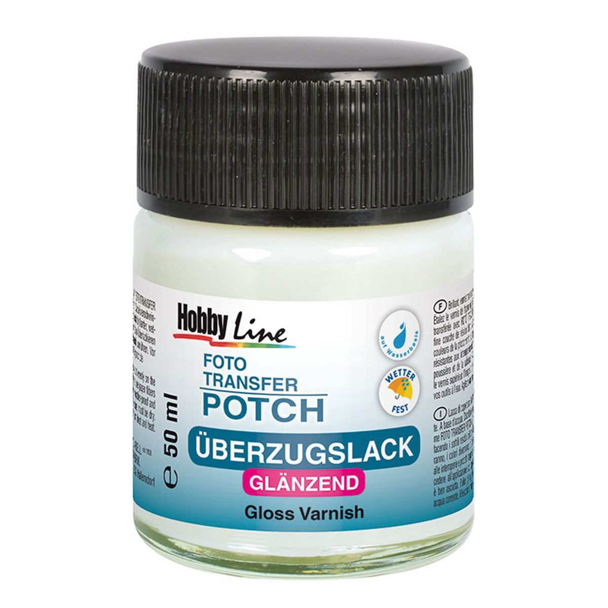C. KREUL Effekt-Zusatz KREUL Überzugslack Foto Transfer Potch Glänzend 50ml Glas