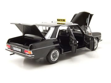 Norev Modellauto Mercedes 200 /8 Strichachter W115 Taxi 1968 schwarz Modellauto 1:18, Maßstab 1:18