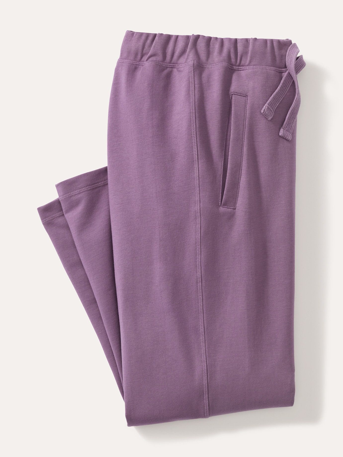 Walbusch Homewearhose Damen Soft Touch Homewearhose gebürstet Homewearhose Peach-Touch Baumwolle, Gummibund mit Kordel, Mauve