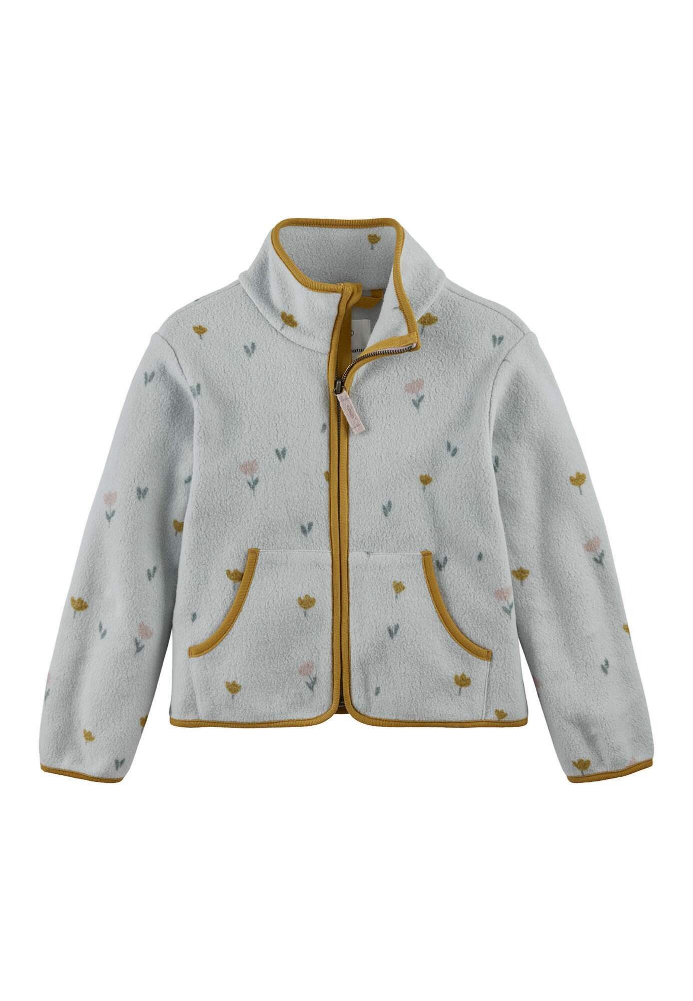 Hessnatur Fleecejacke aus reiner Bio-Baumwolle (1-St)