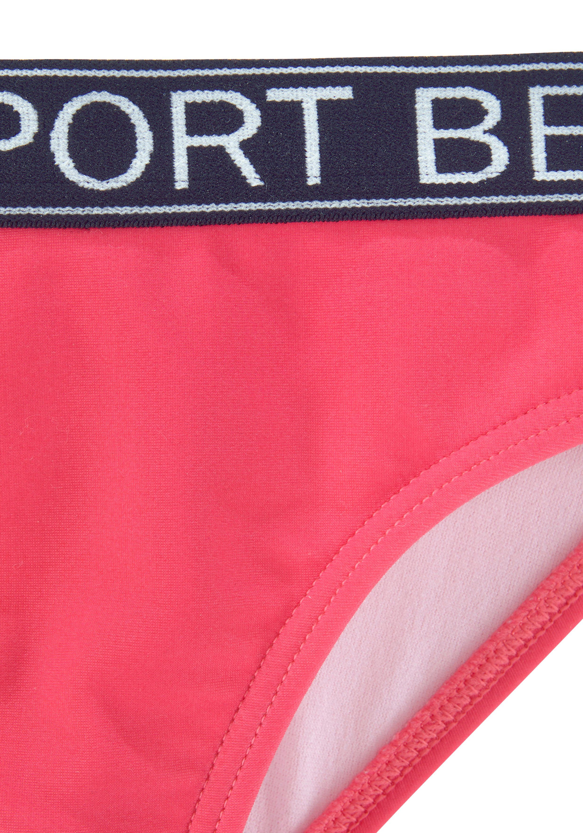 Bench. Bustier-Bikini Yva Kids in Farben und Design sportlichem pink