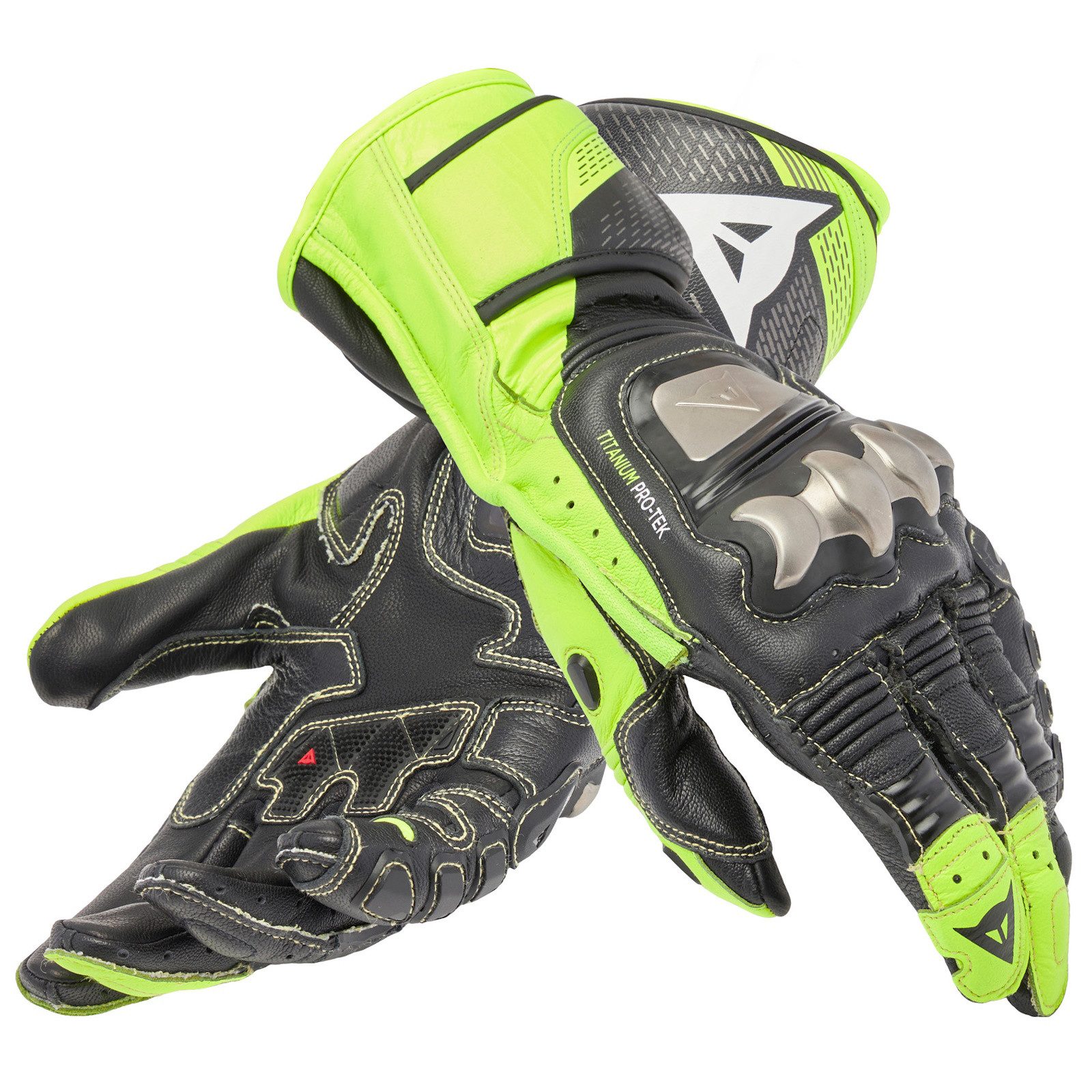 Dainese Motorradhandschuhe Dainese Full Metal 7 Handschuhe schwarz / fluo gelb Kevlar