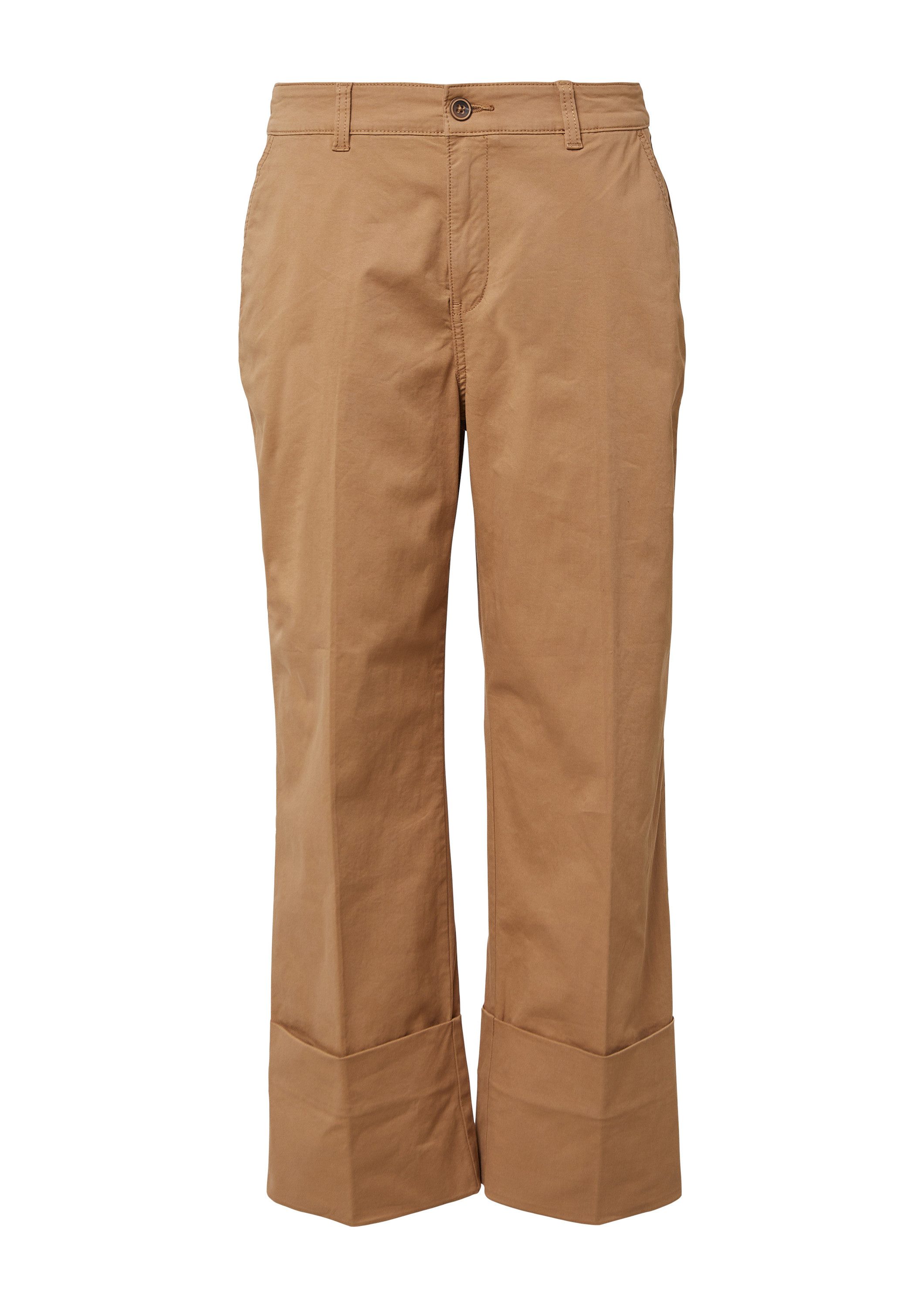 s.Oliver Culotte Hose Baumwoll-Culotte mit Bügelfalte günstig online kaufen