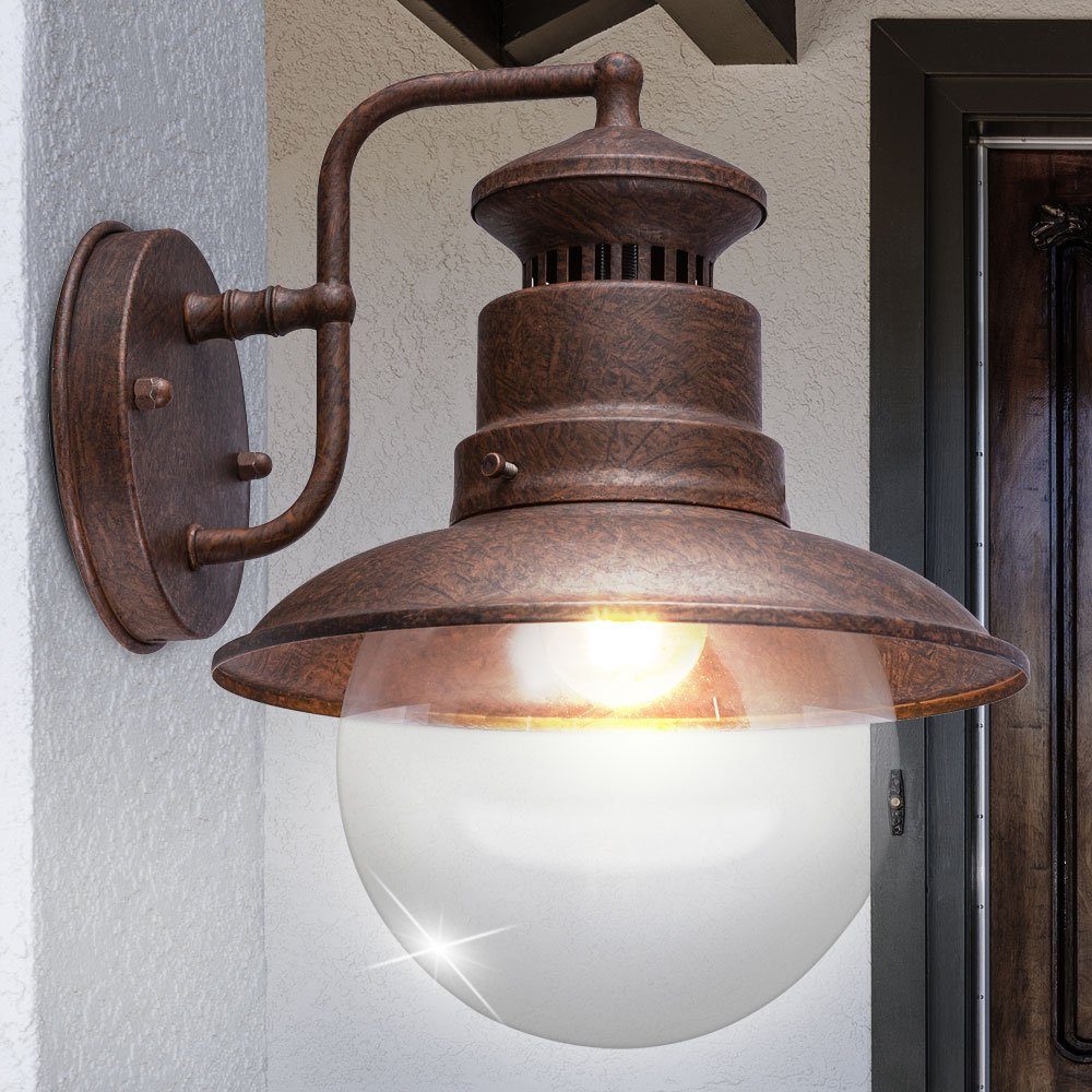 Außenlampe Leuchtmittel Außenwandlampe inklusive, Außen-Wandleuchte, Fassadenleuchte etc-shop Wandleuchte nicht