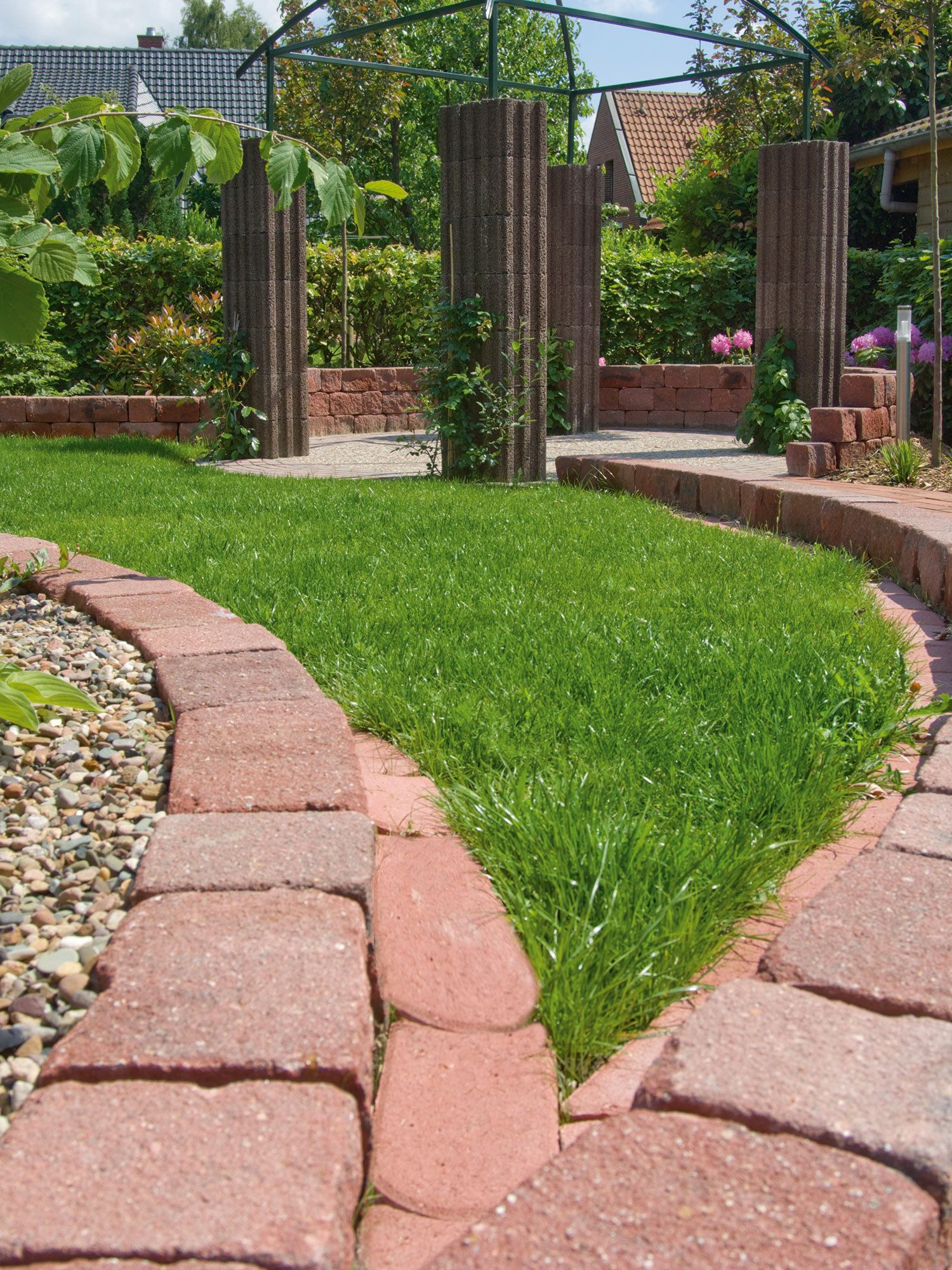 Diephaus Porenbeton RASENMÄHKANTE ROT 33/16/4 CM