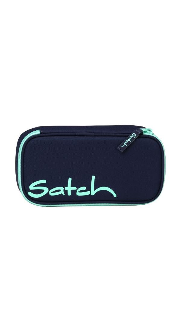 Satch Federmäppchen Schlamperbox, (2-tlg), inklusive Geodreieck und Stundenplan
