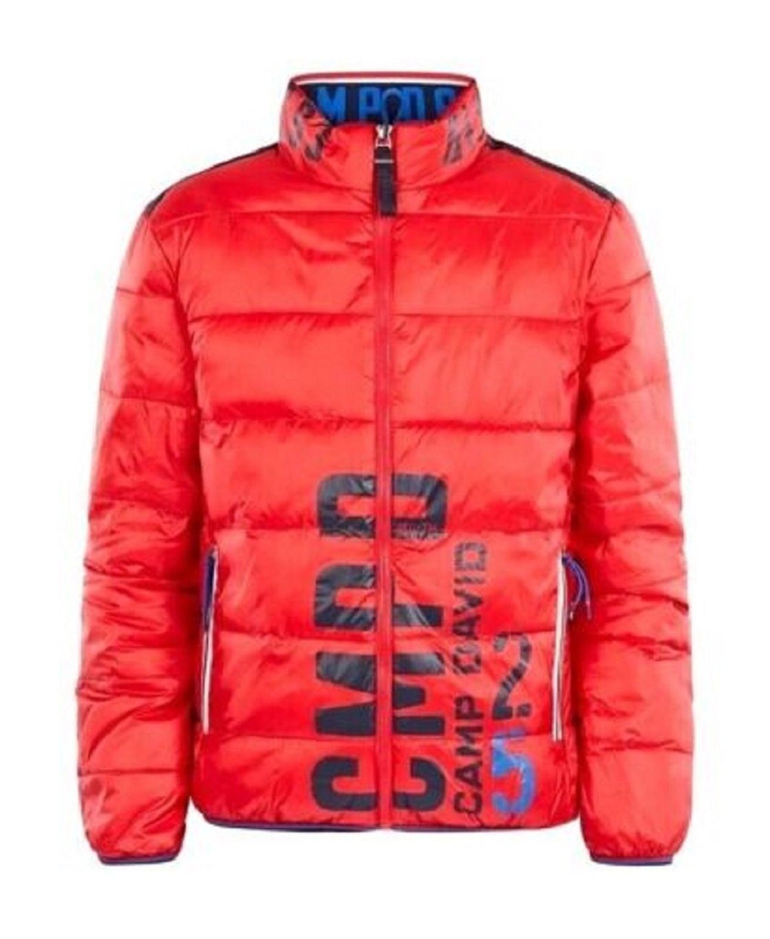 CAMP DAVID Steppjacke Camp David Herren Jacke, Camp David CAD Blue HW 21 Speed Red Jacket.