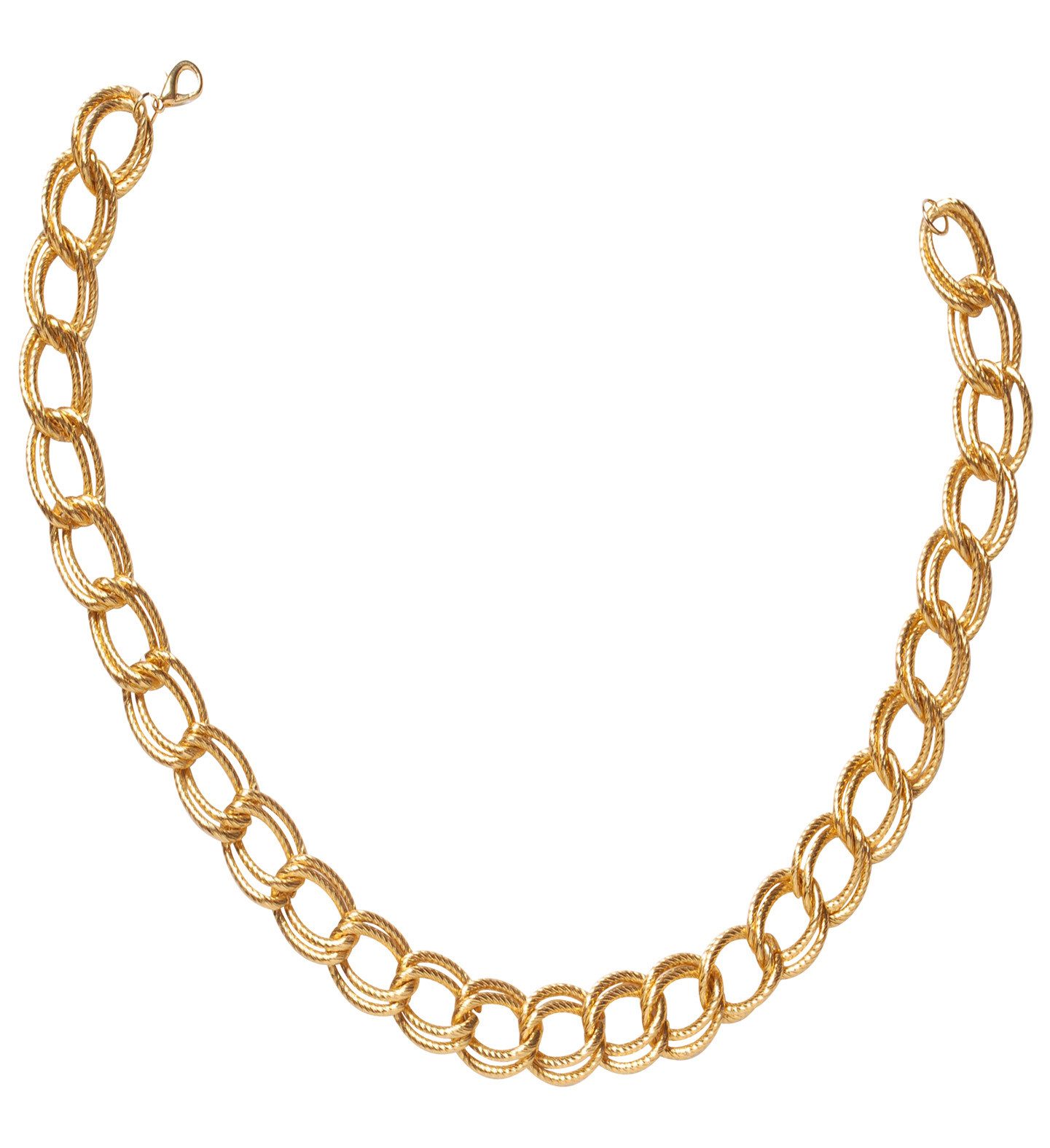 Kostüm Halskette gold 60cm