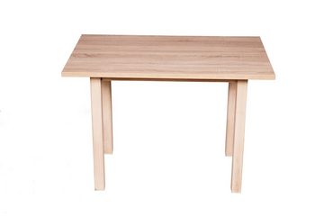 kundler home Esstisch 'Der Moderne', 4-Fuß-Tisch, 110x70 cm, Eiche Premiumdekor