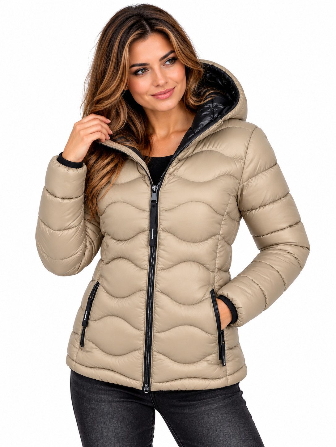 Geographical Norway Steppjacke Damen Herbst Winter Jacke Steppjacke Outdoor leicht Übergangsjacke