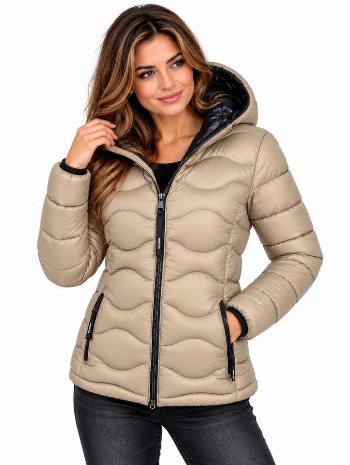Geographical Norway Steppjacke Damen Herbst Winter Jacke Steppjacke Outdoor leicht Übergangsjacke